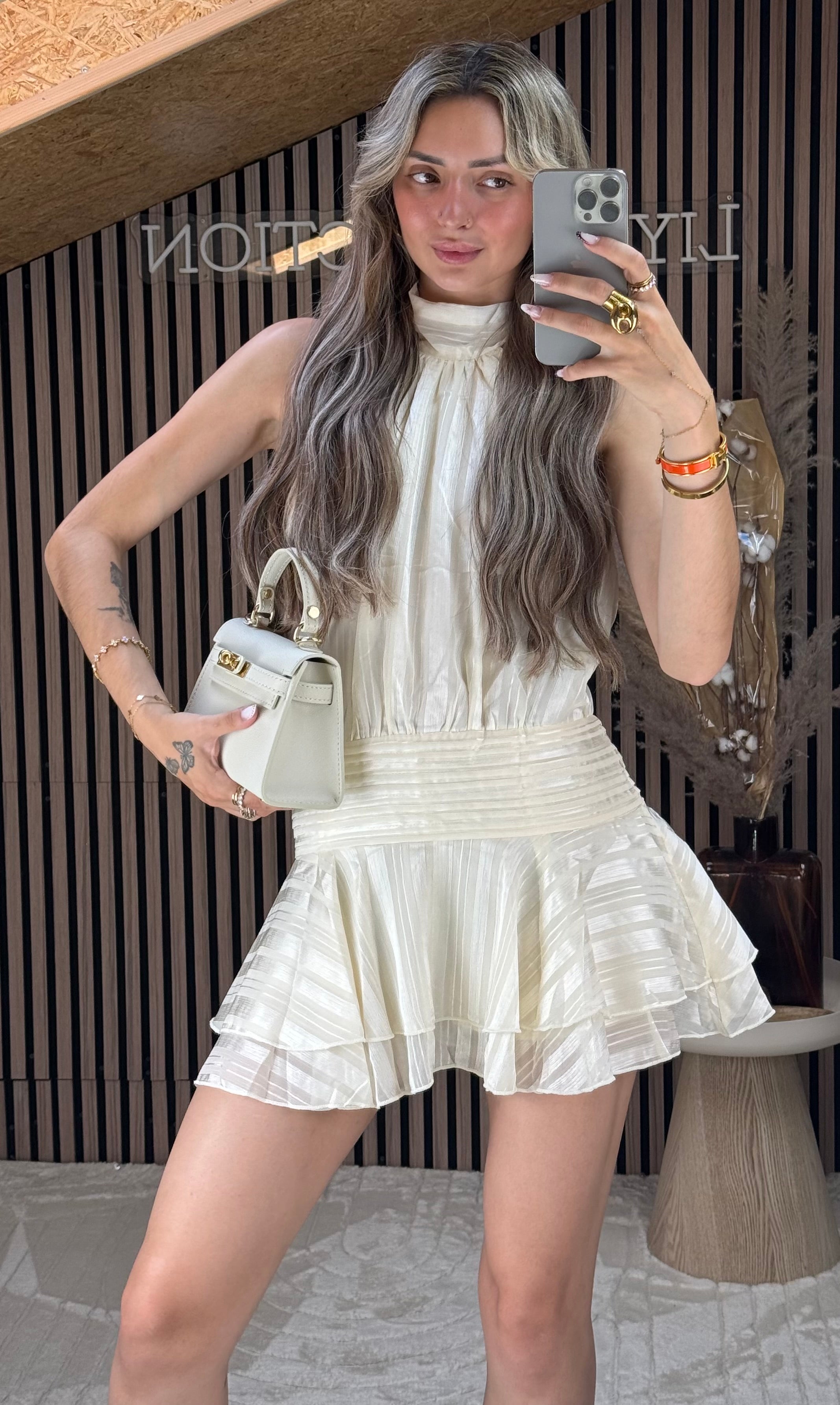 Robe Esma Écru