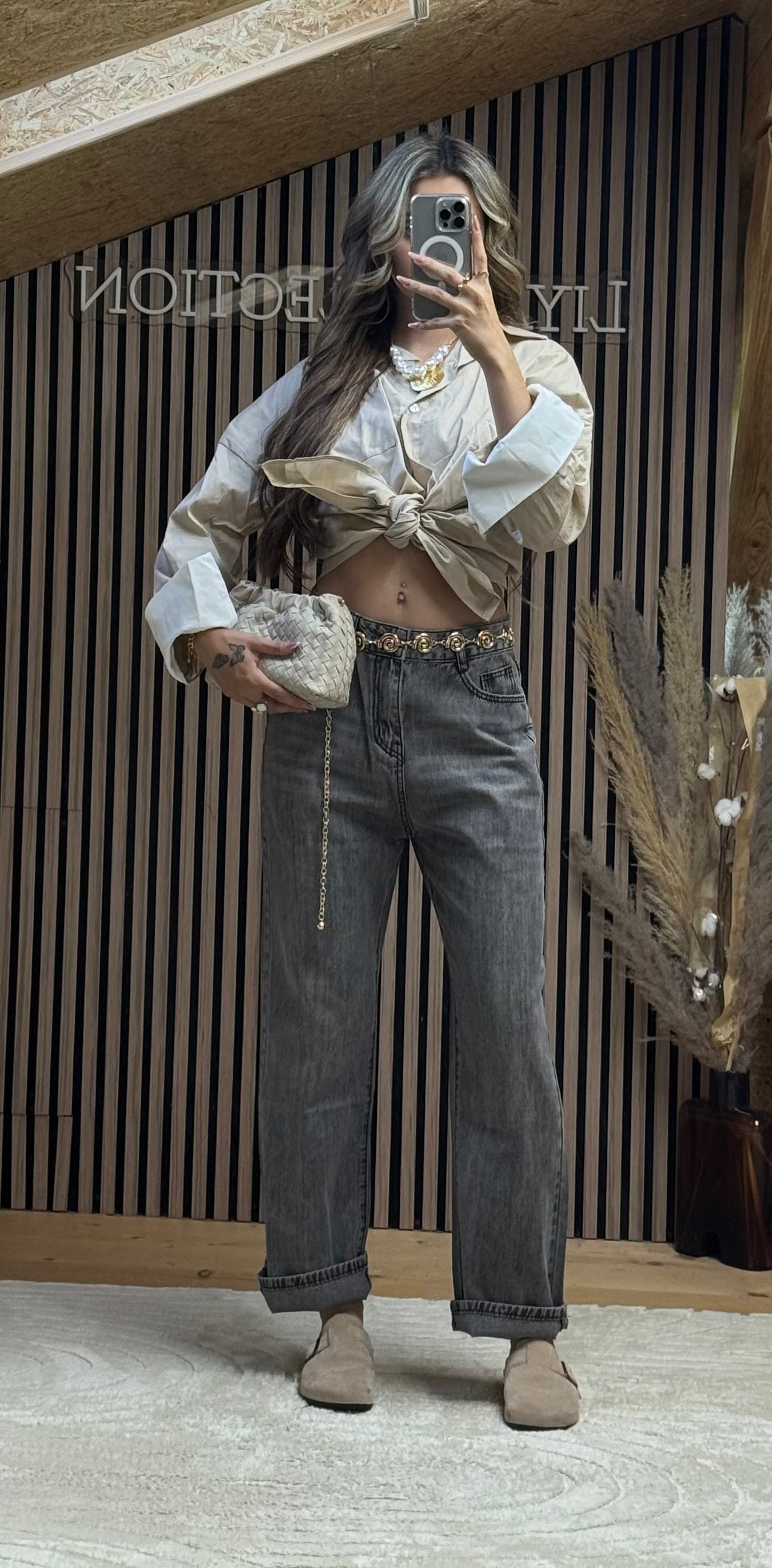 Jeans Stephania Gris