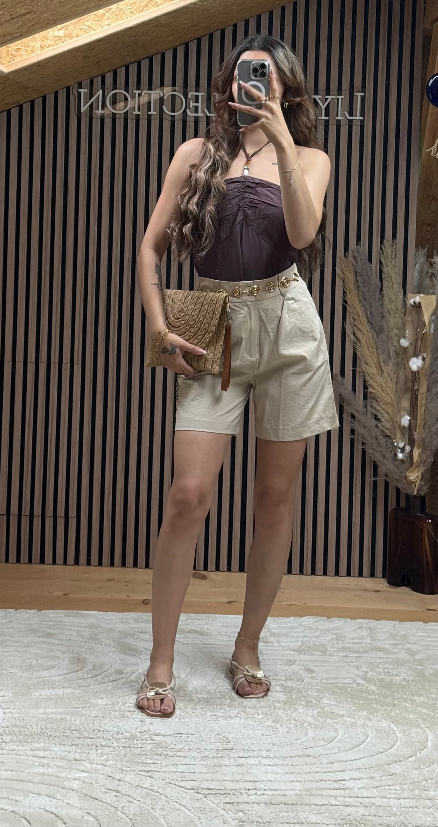 Short Zoé Beige