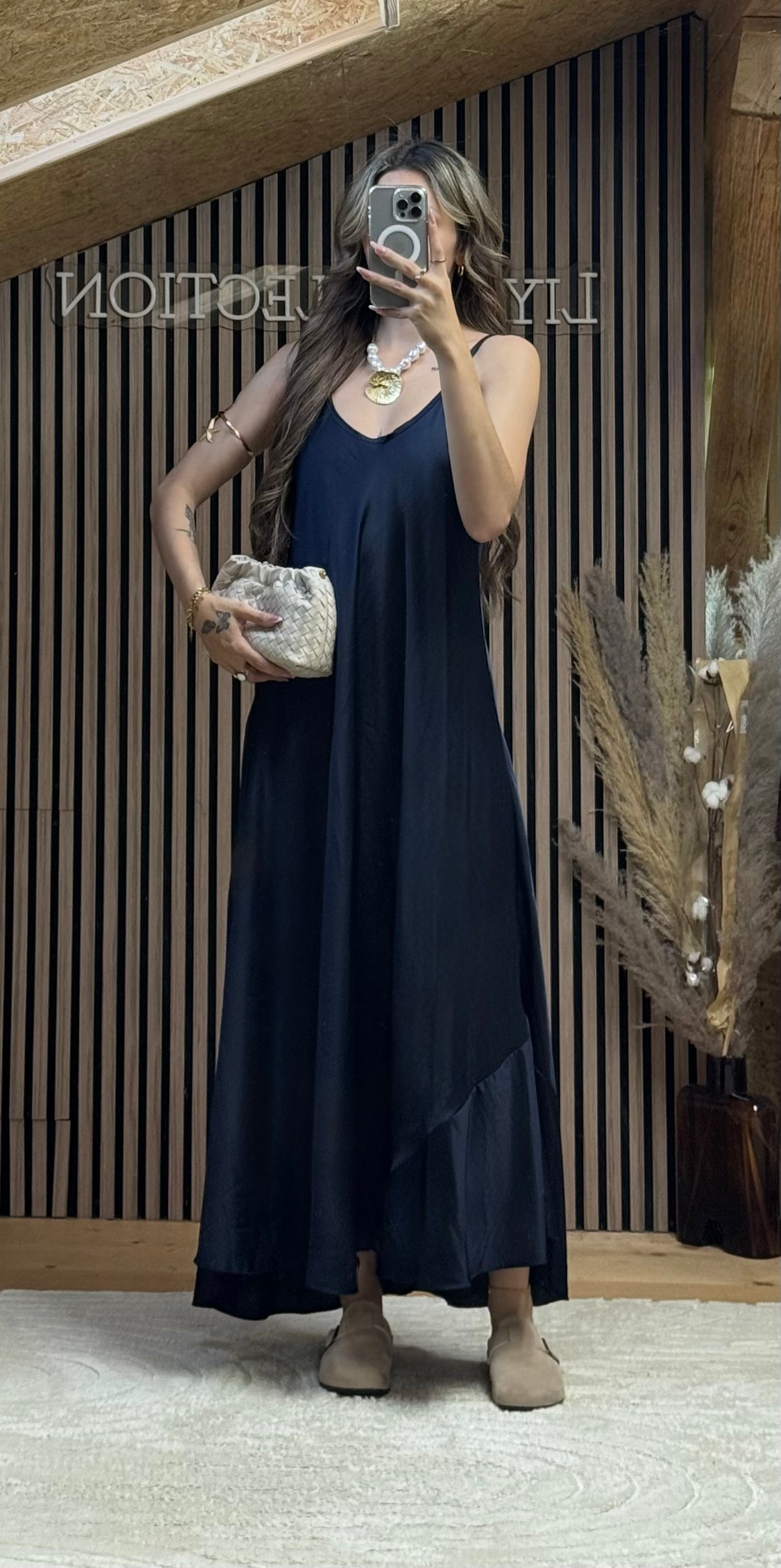 Robe Jaly Bleu Marine