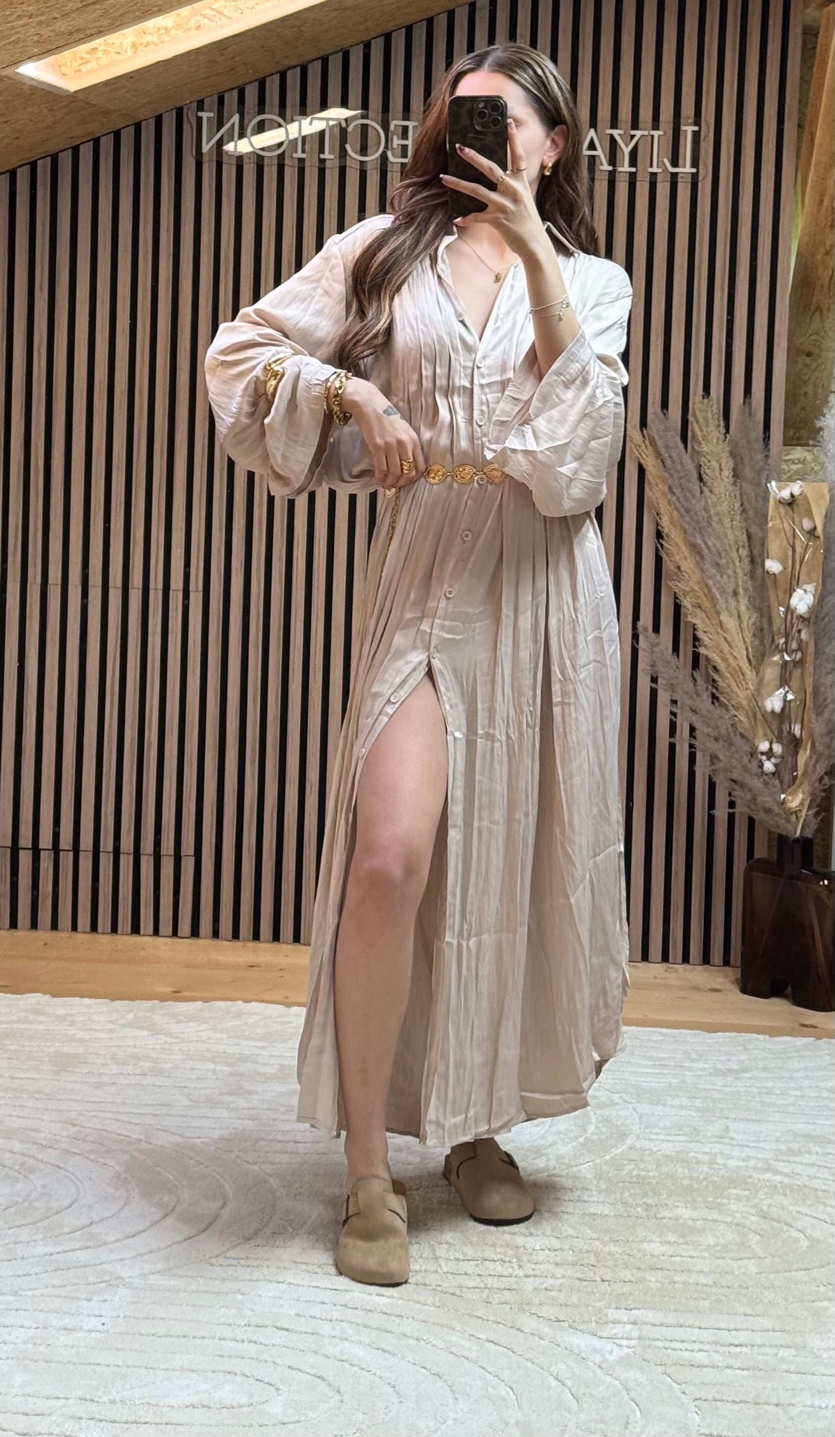 Robe Téona Beige
