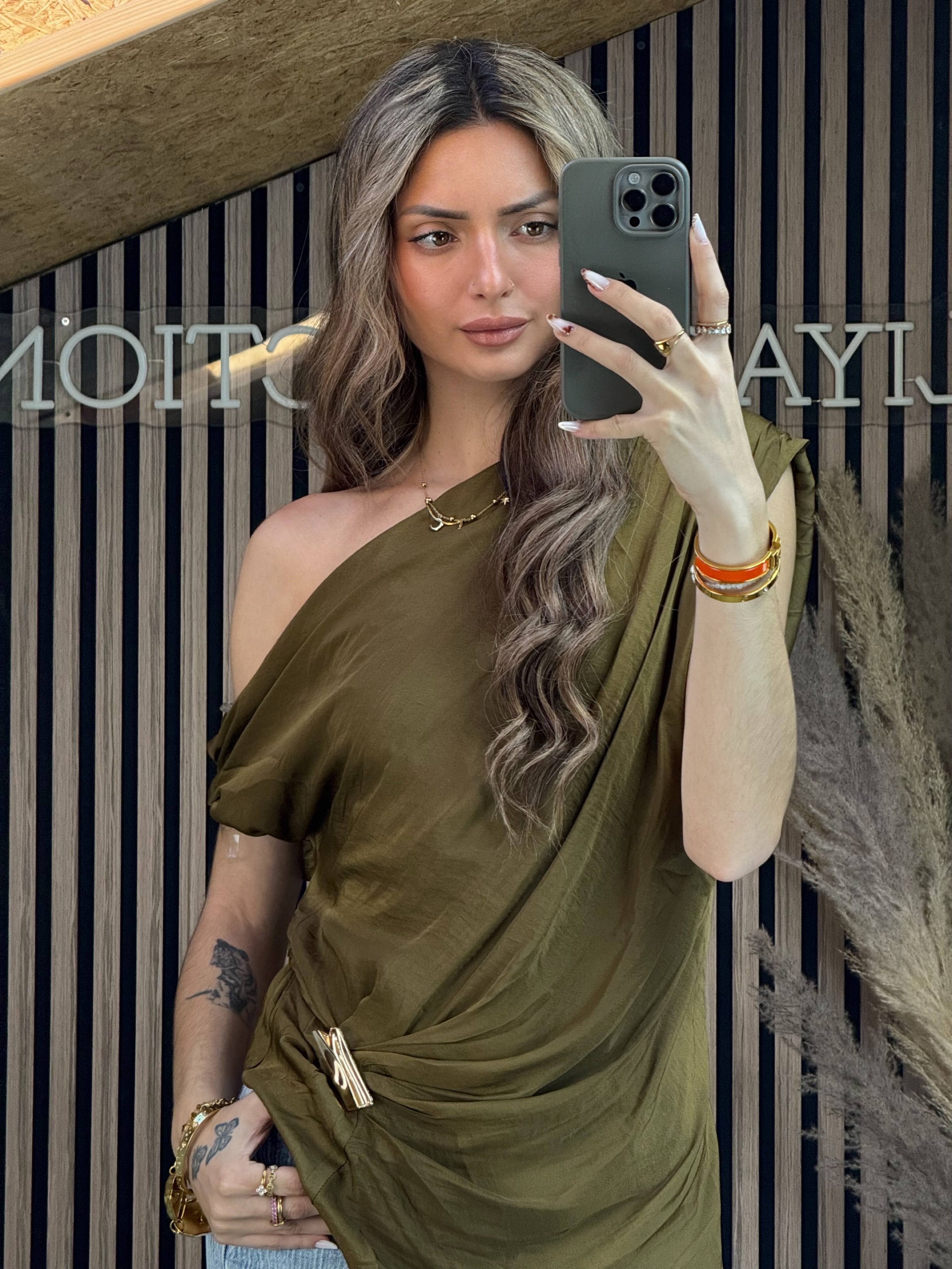 Top asymétrique Lara Kaki