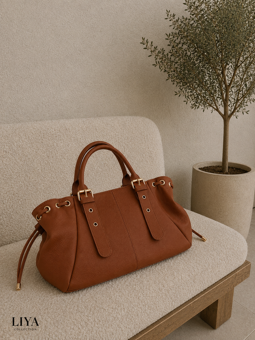 Sac mini Caleyna Camel