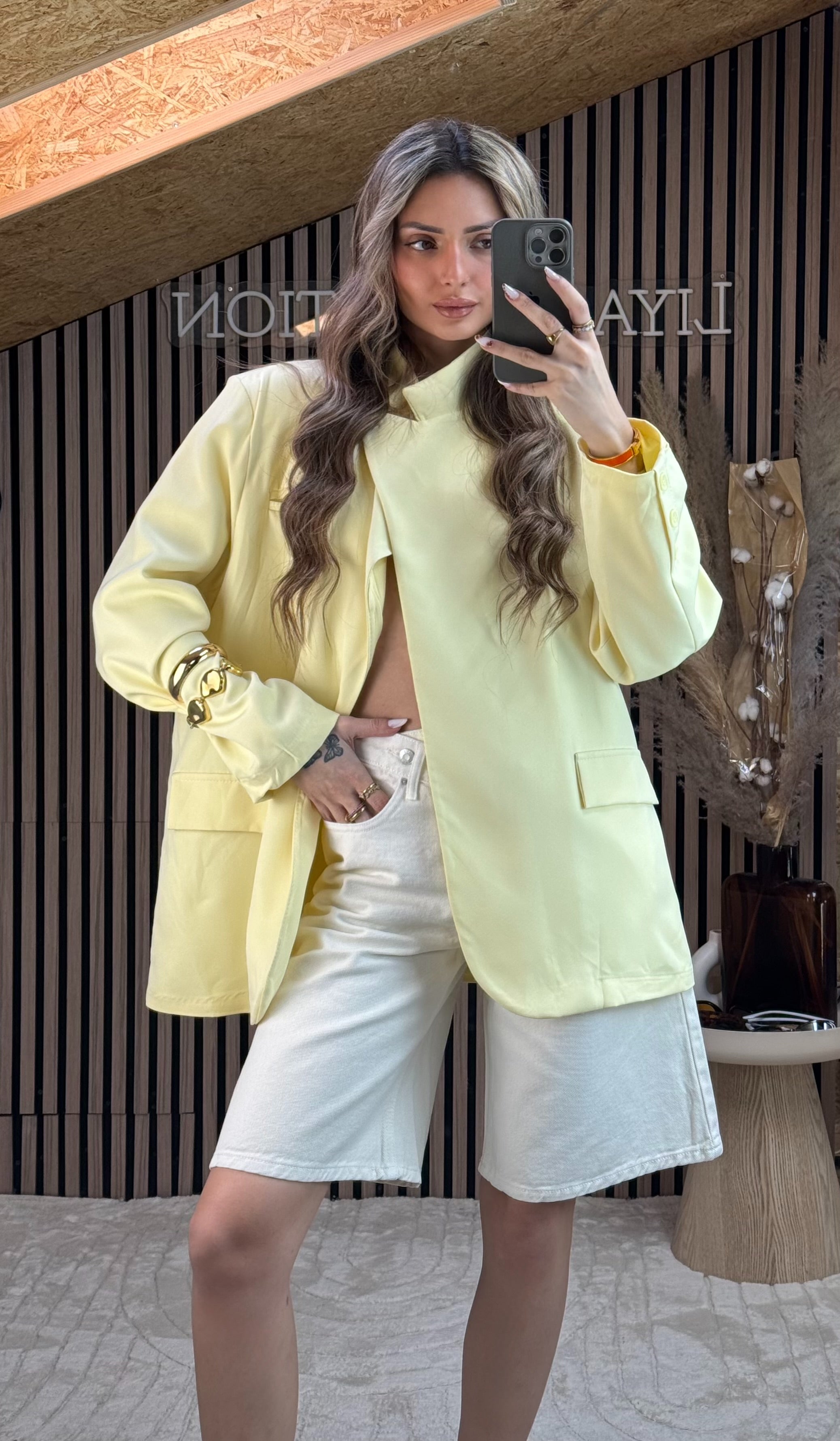Blazer Ava col jaune