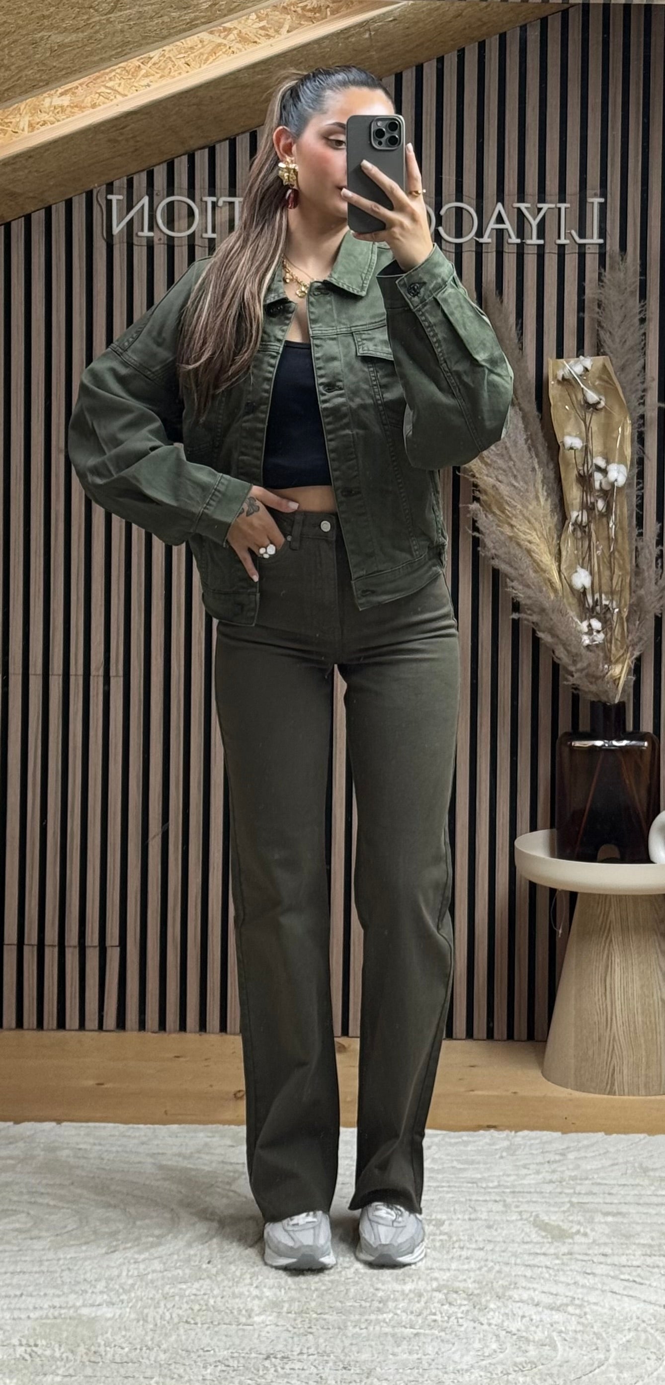 Pantalon Layla Kaki
