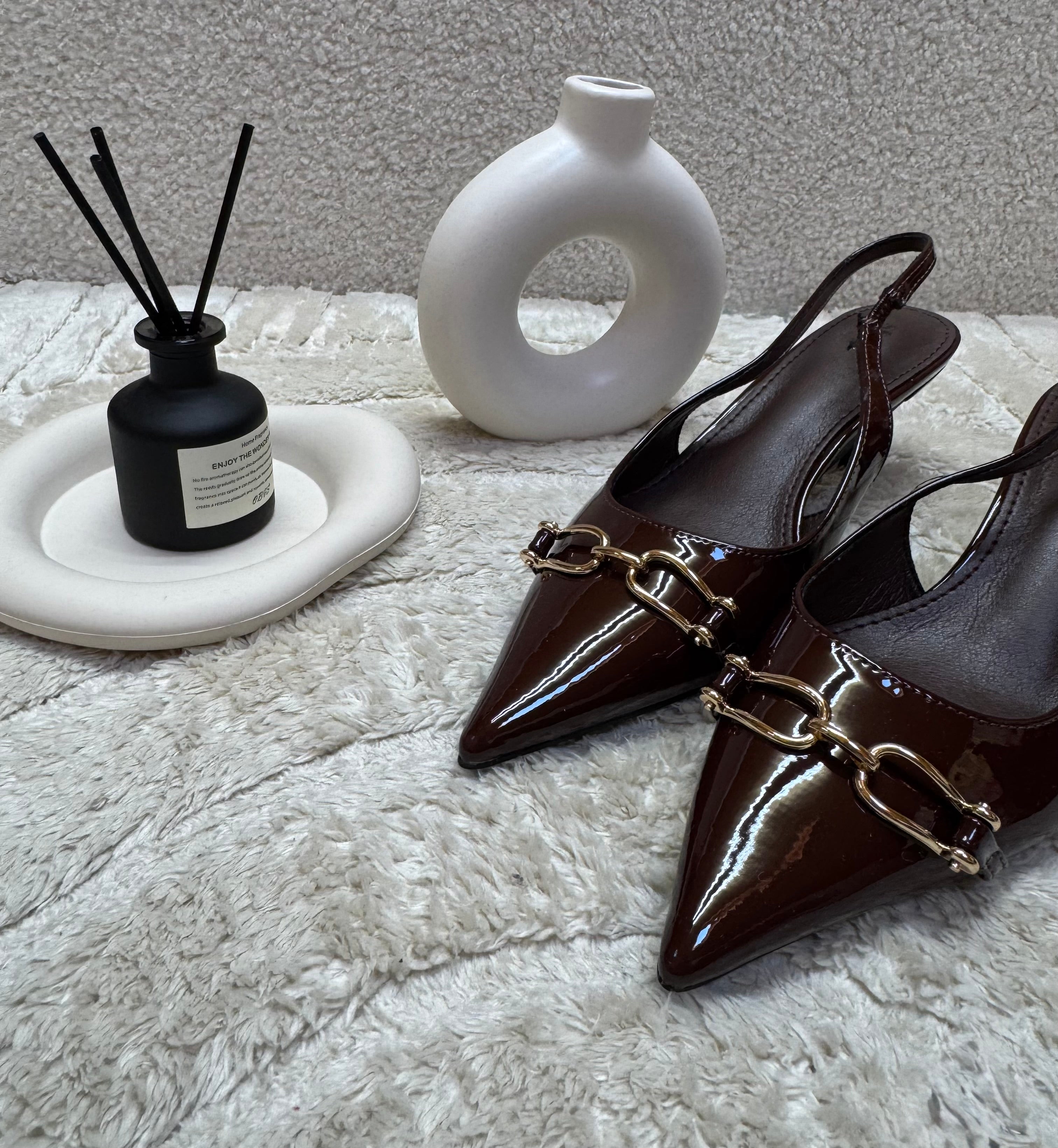 Escarpins marron foncé