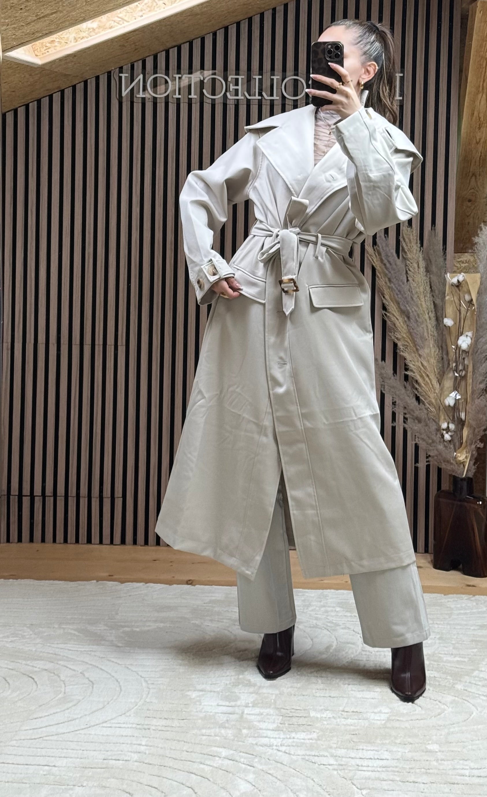Trench Revers Crème