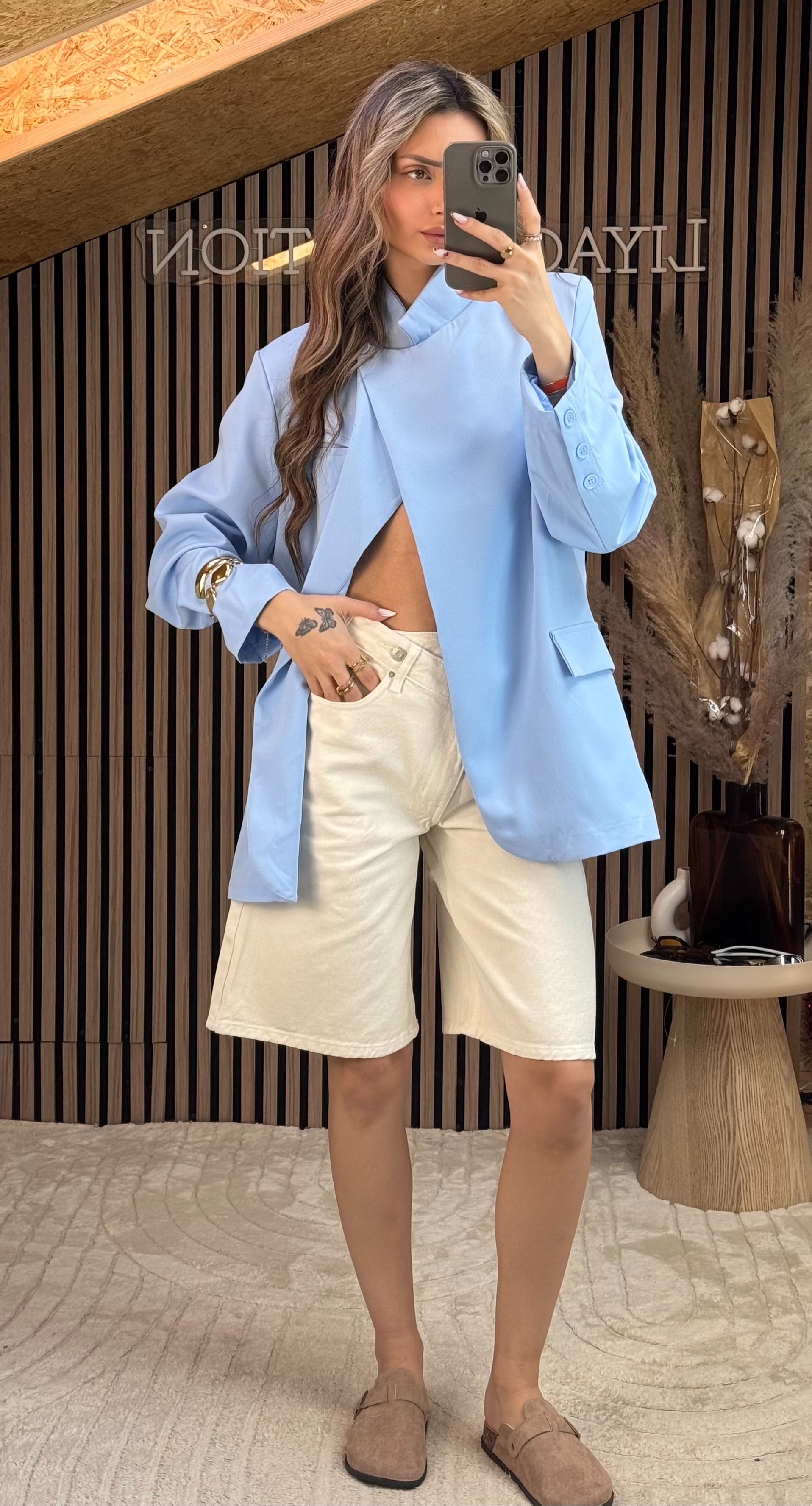 Blazer Ava col bleu