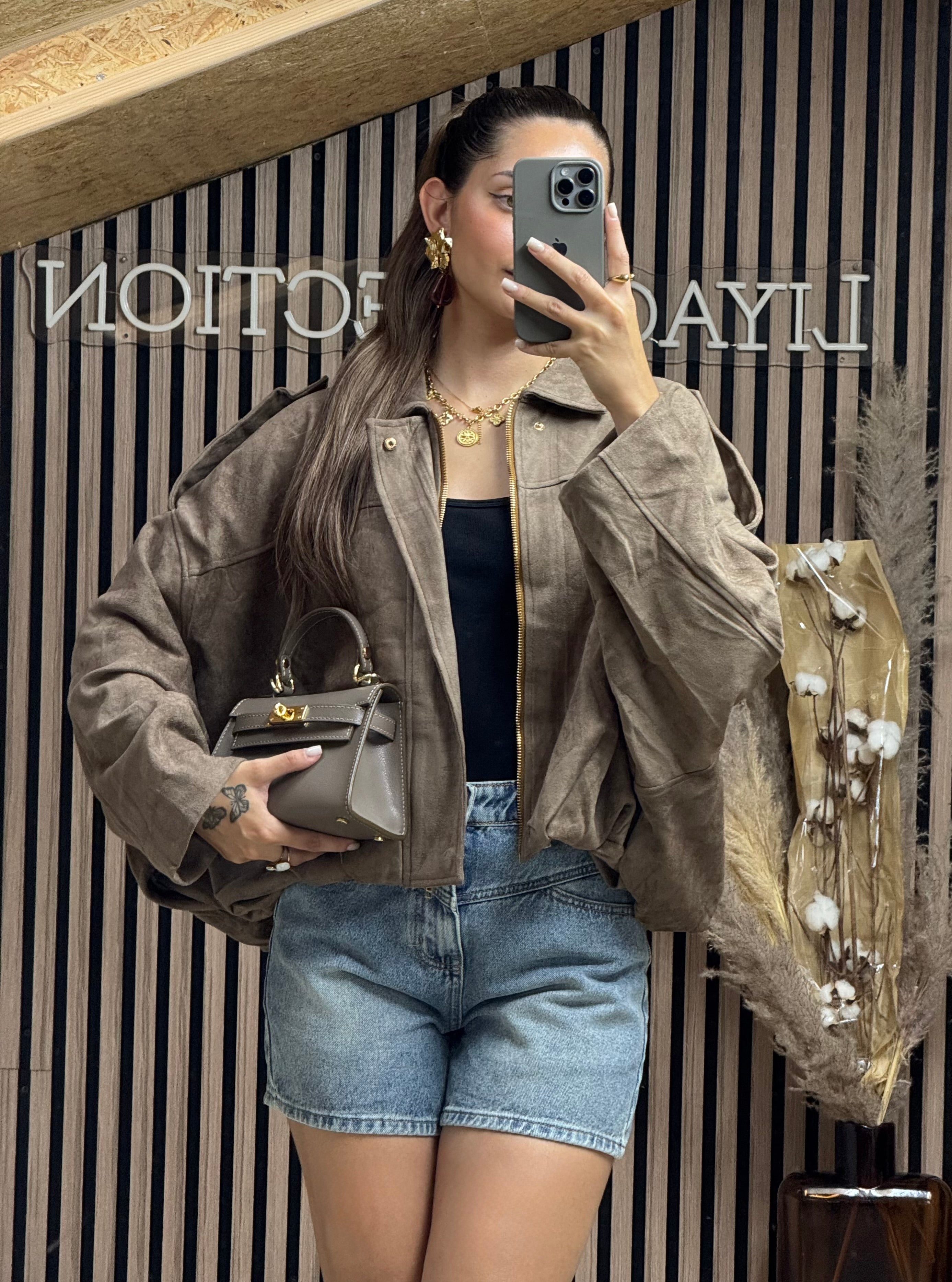 Veste Zayma Taupe