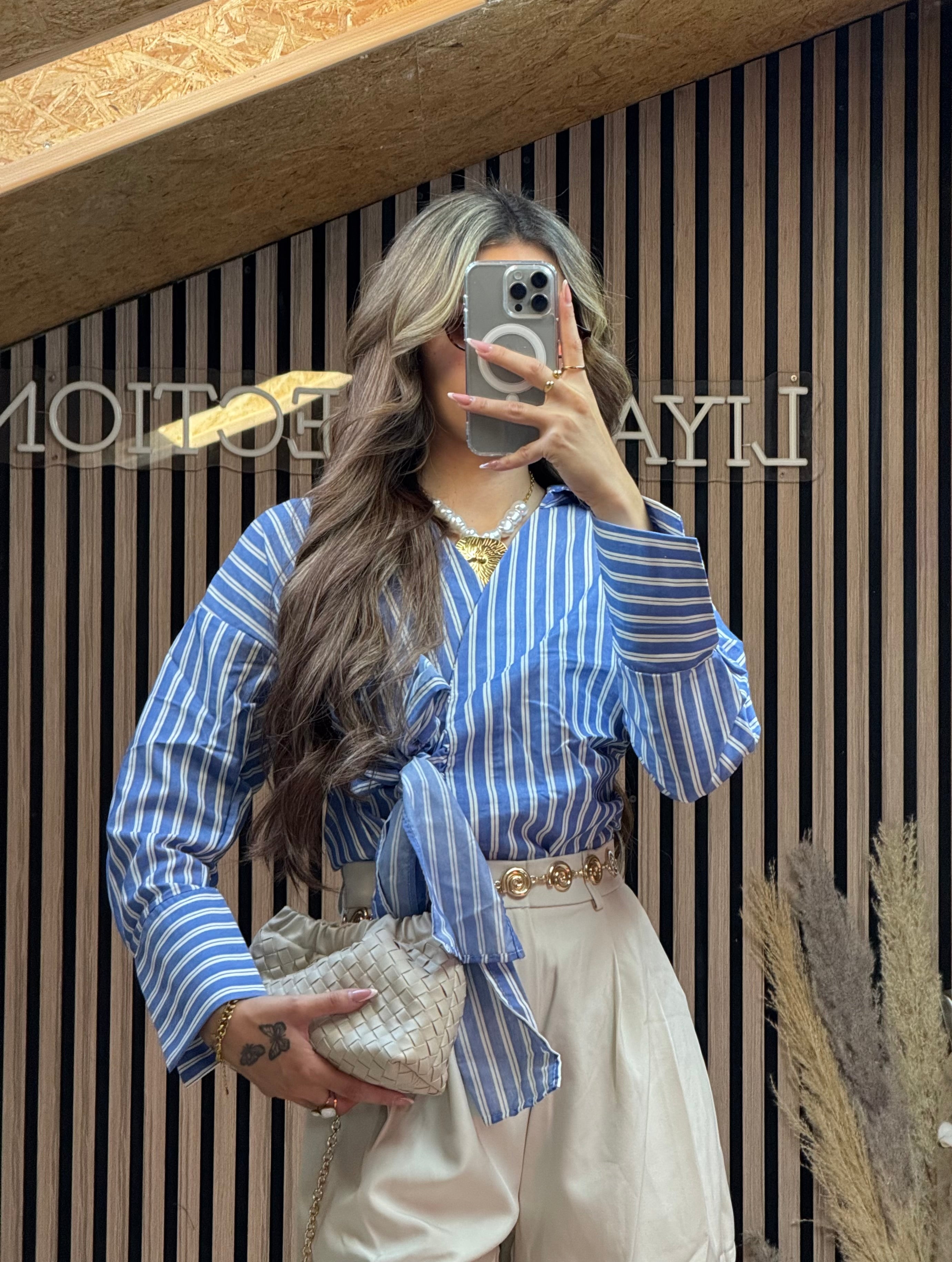 Chemise Zaya Bleu