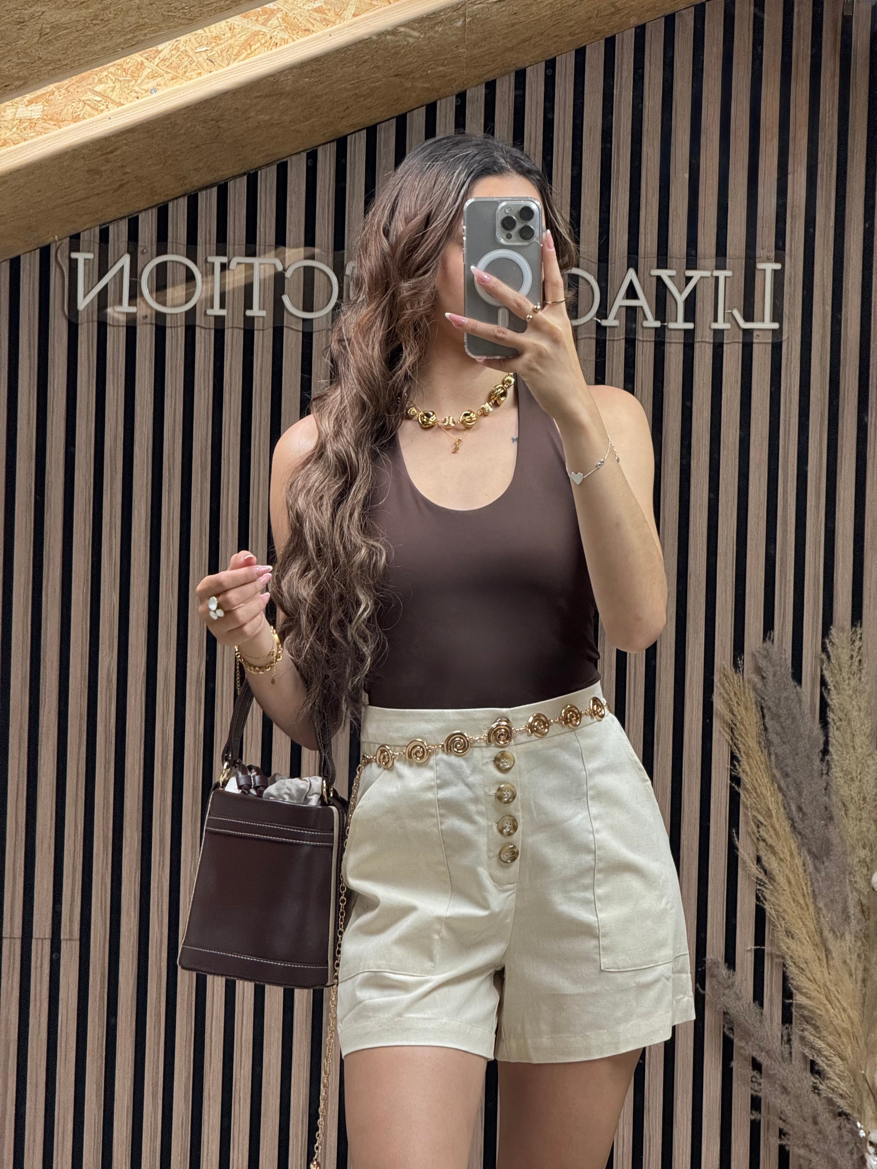 Top Bahia Marron