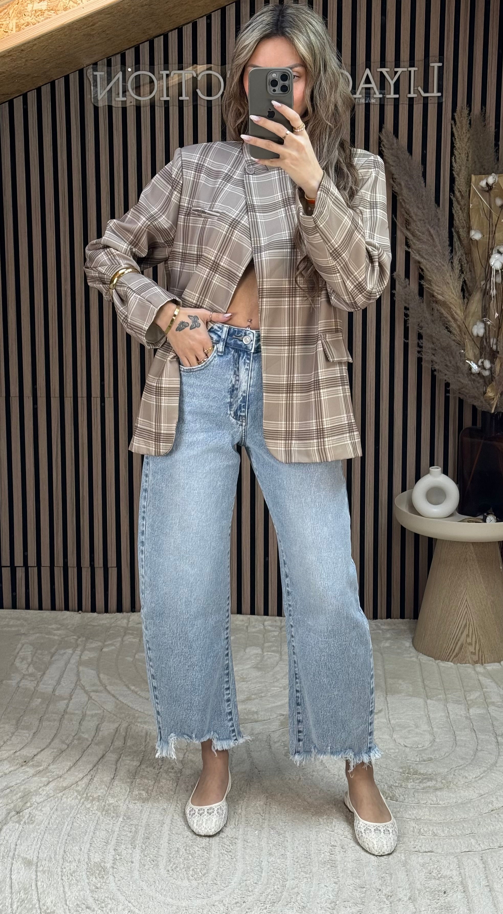 Blazer Ava col beige