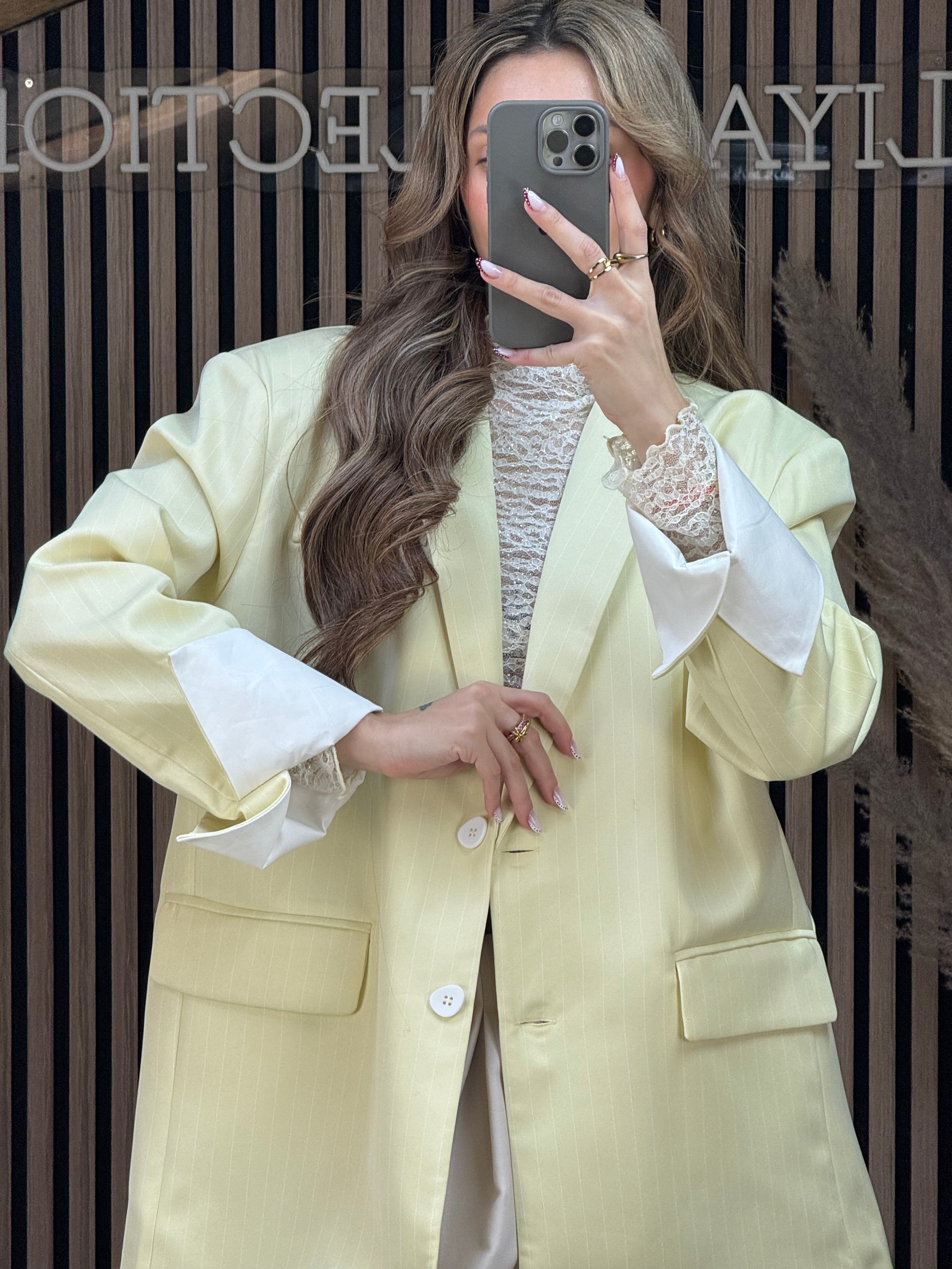 Blazer Kera Jaupe Pastel « Haute Qualité »