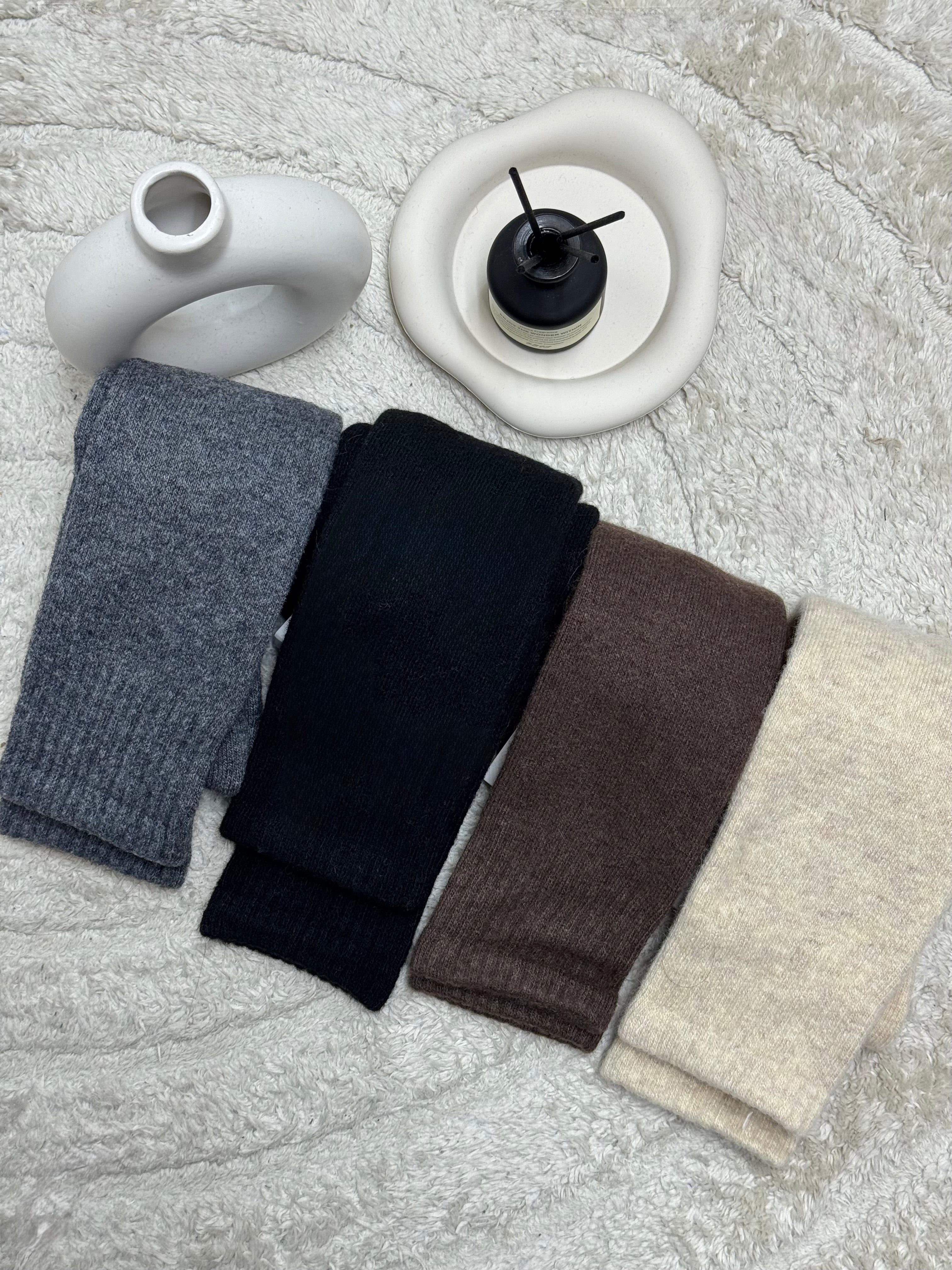 Mi-Bas Chaussettes Hautes Ăpaisse