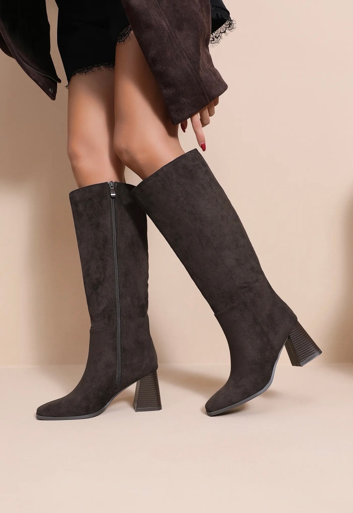 Bottes Suédine Marron