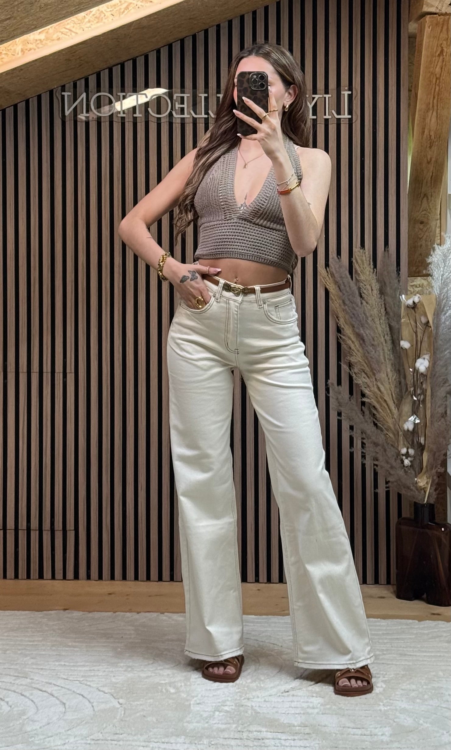 Top Camala Taupe