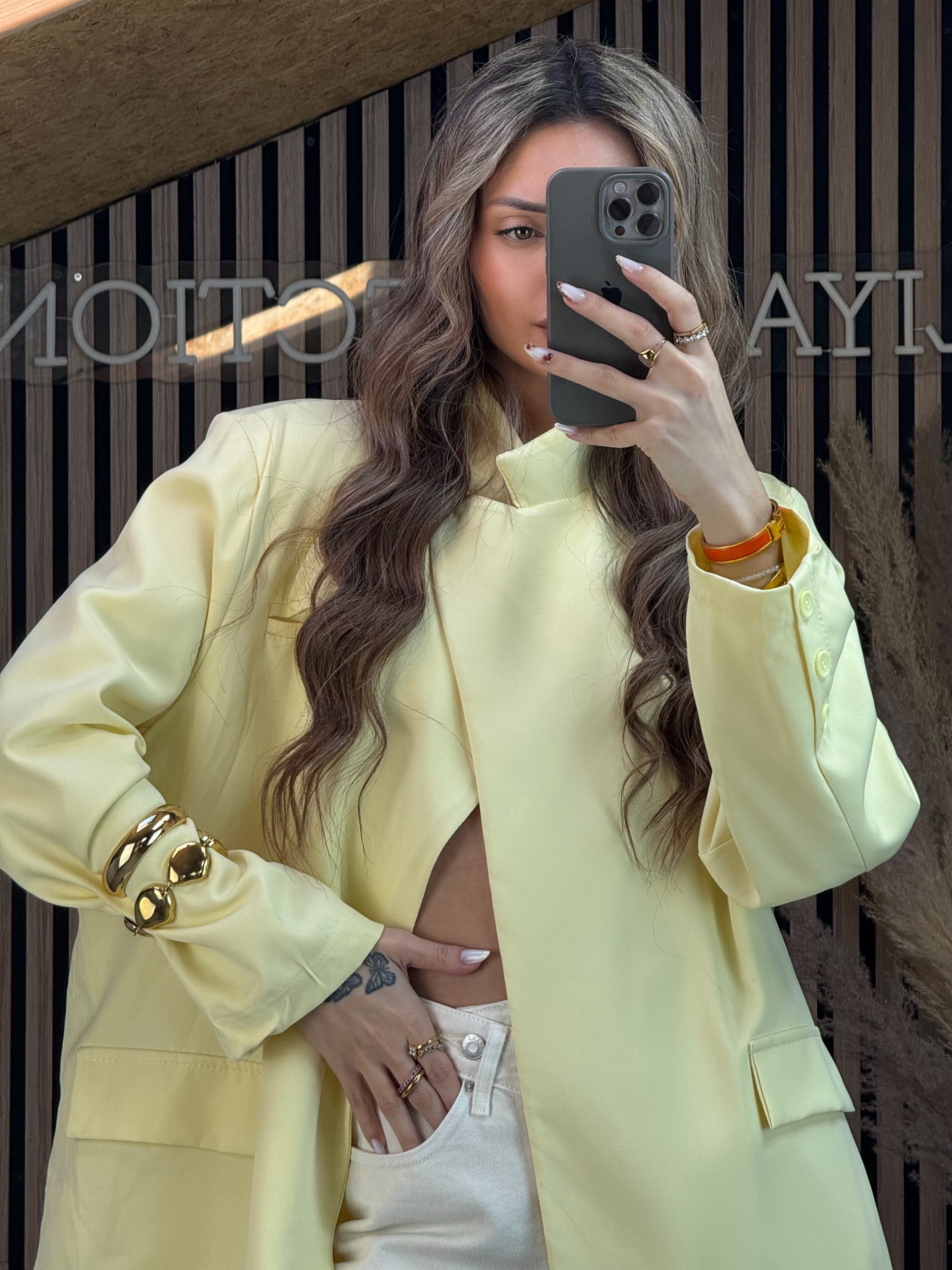 Blazer Ava col jaune