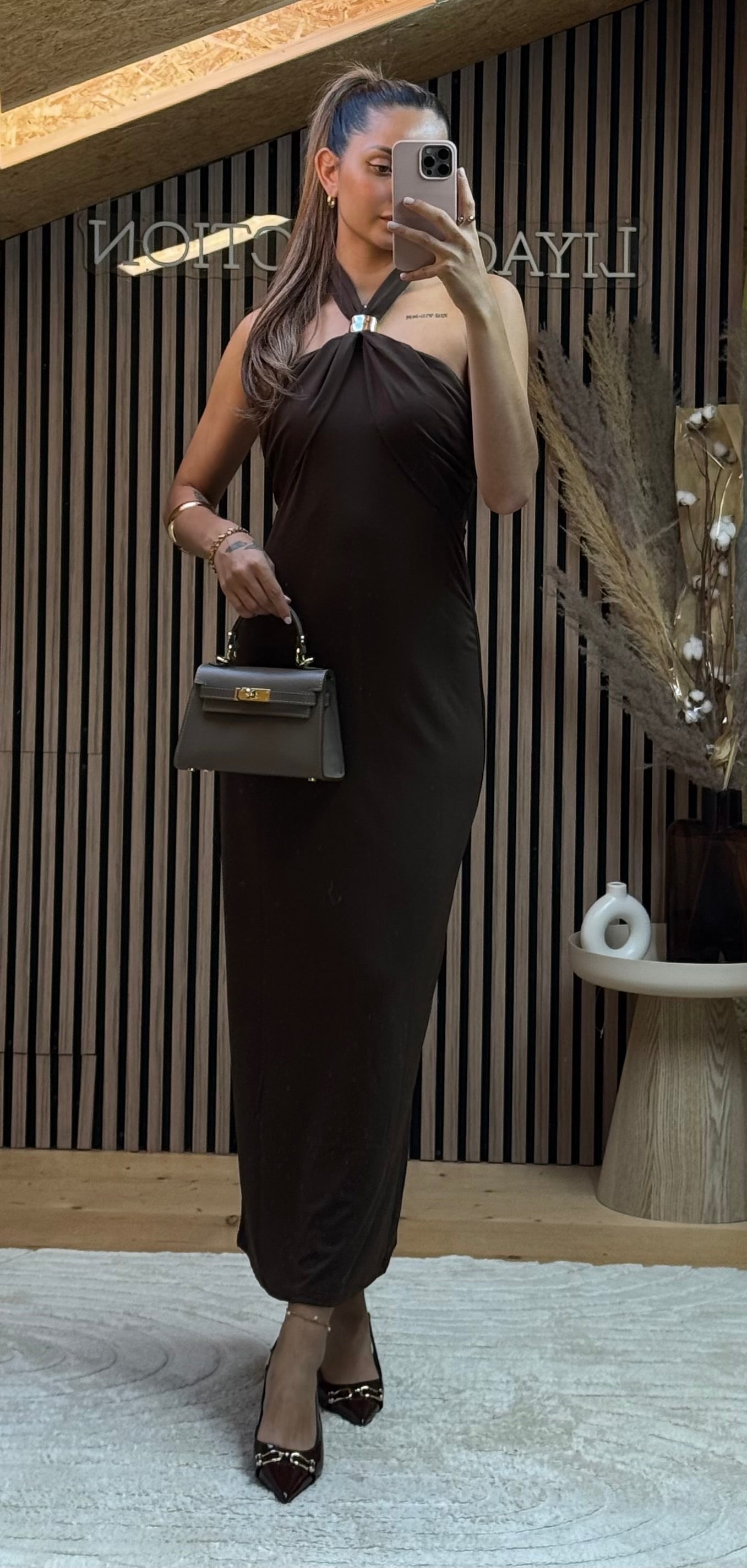 Escarpins marron foncé