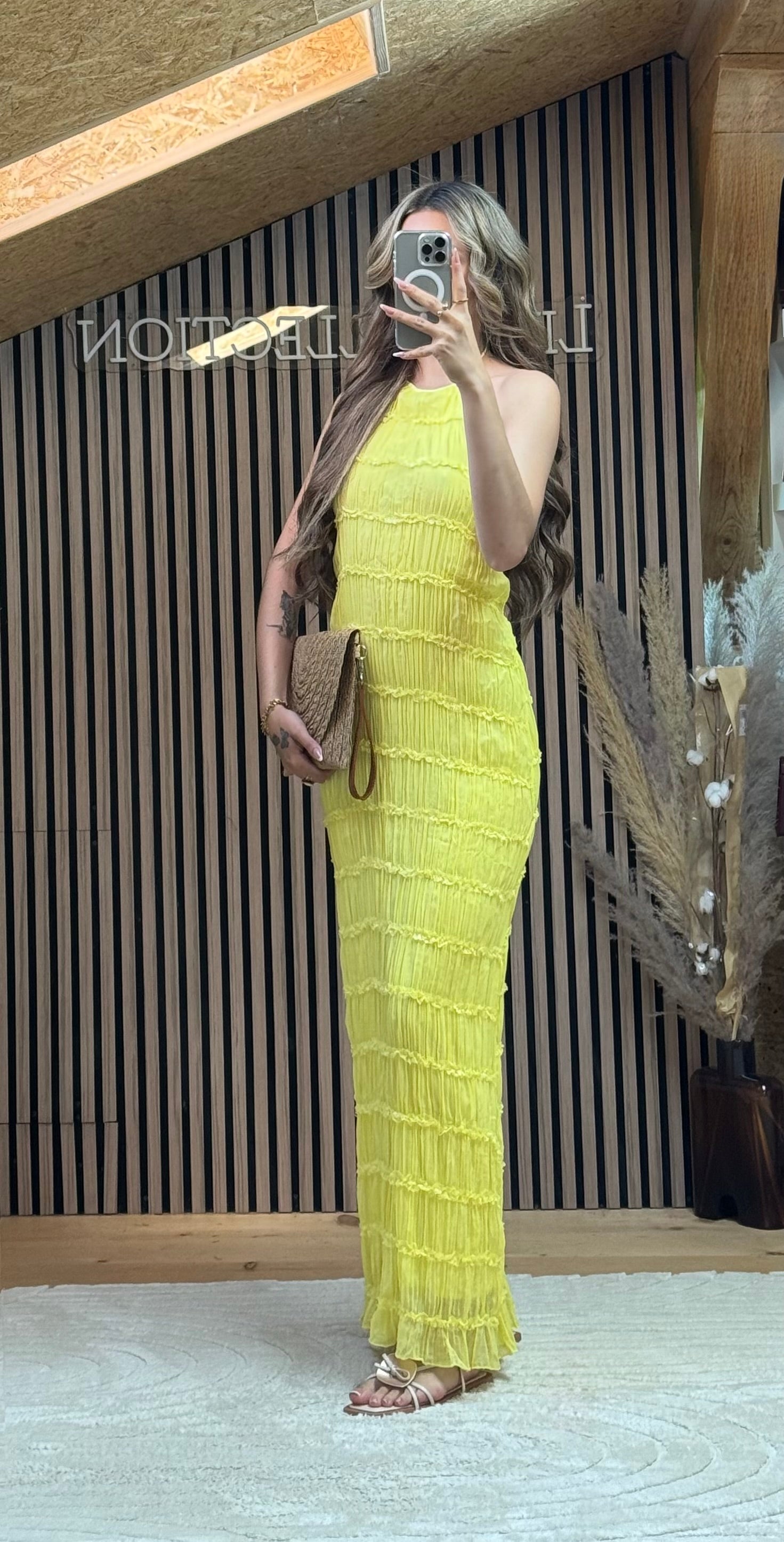 Robe Maeliana Jaune