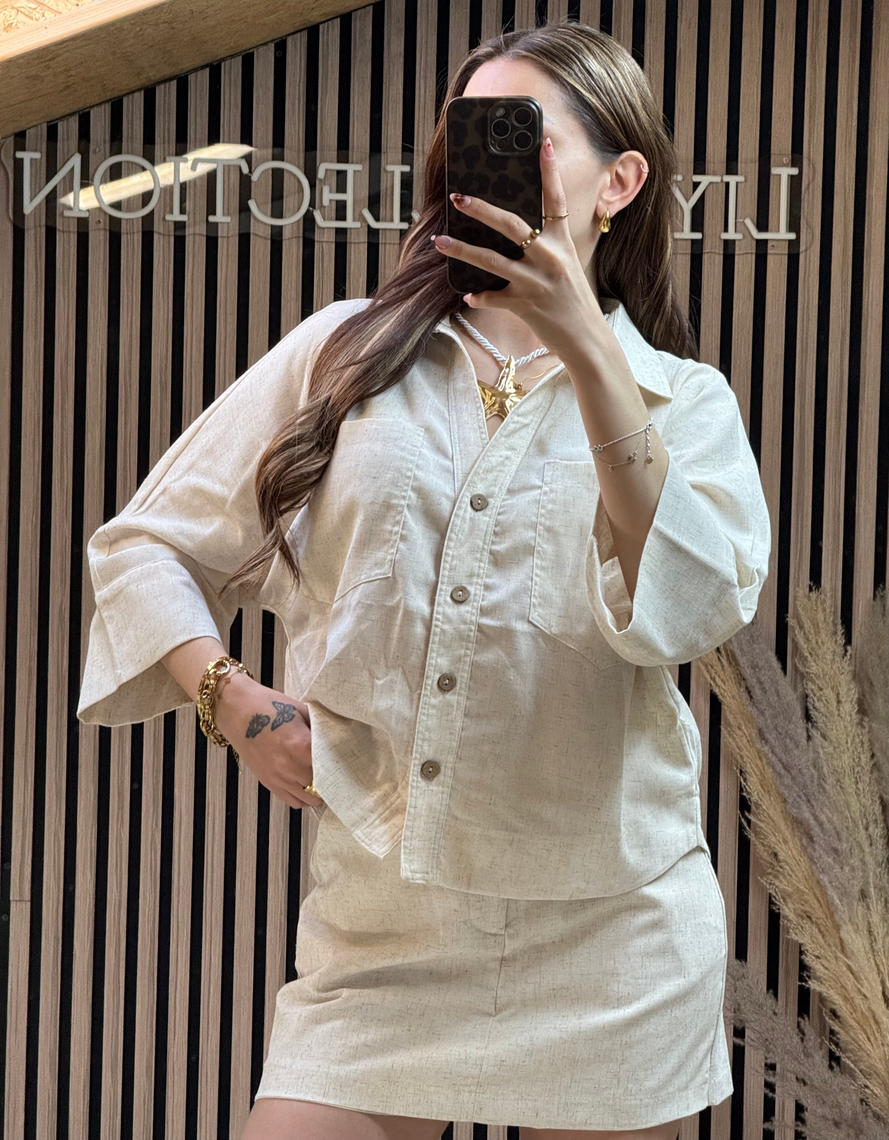 Chemise Eliora Écru