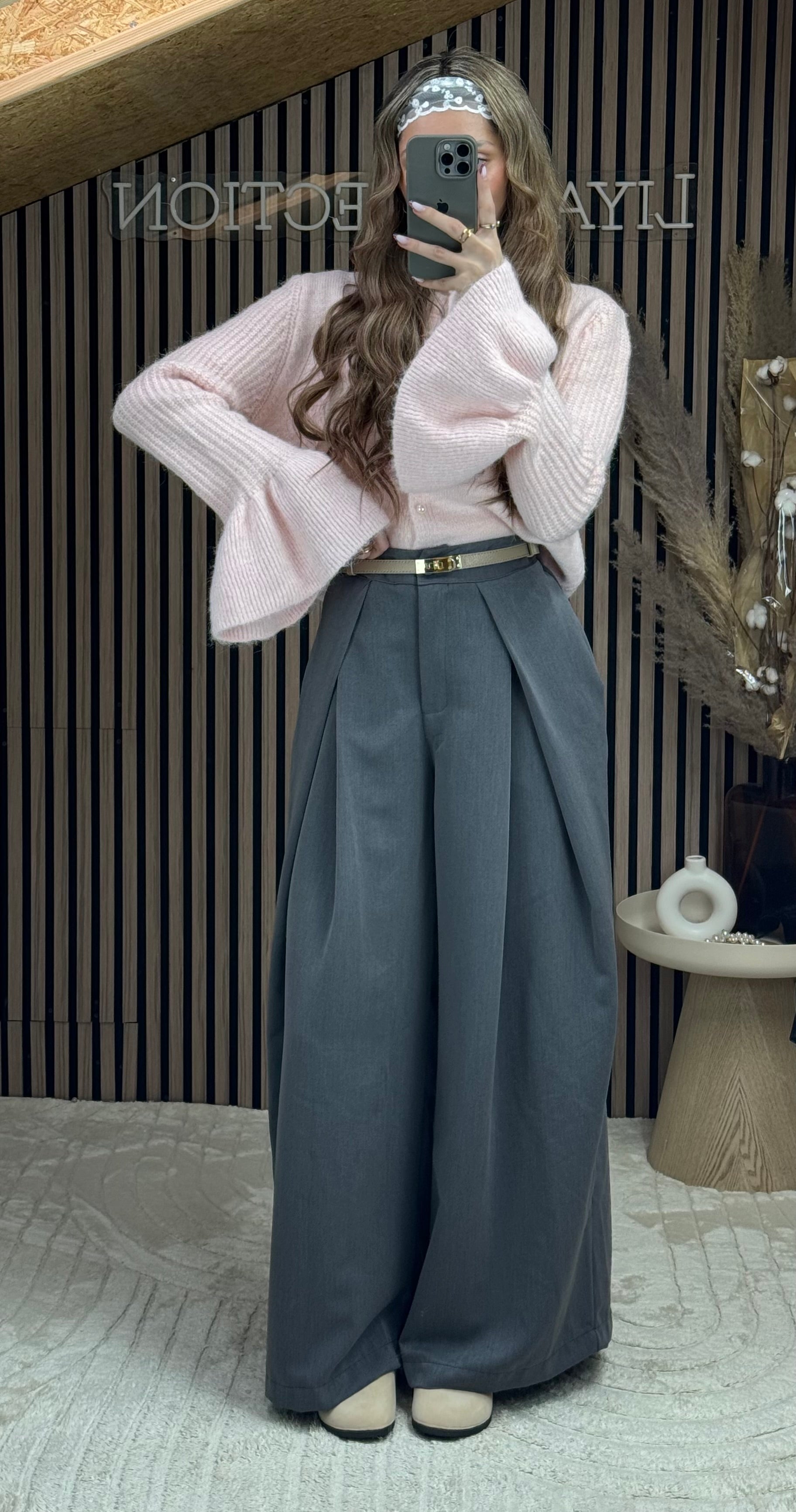 Foulard brodé Dentelle blanc