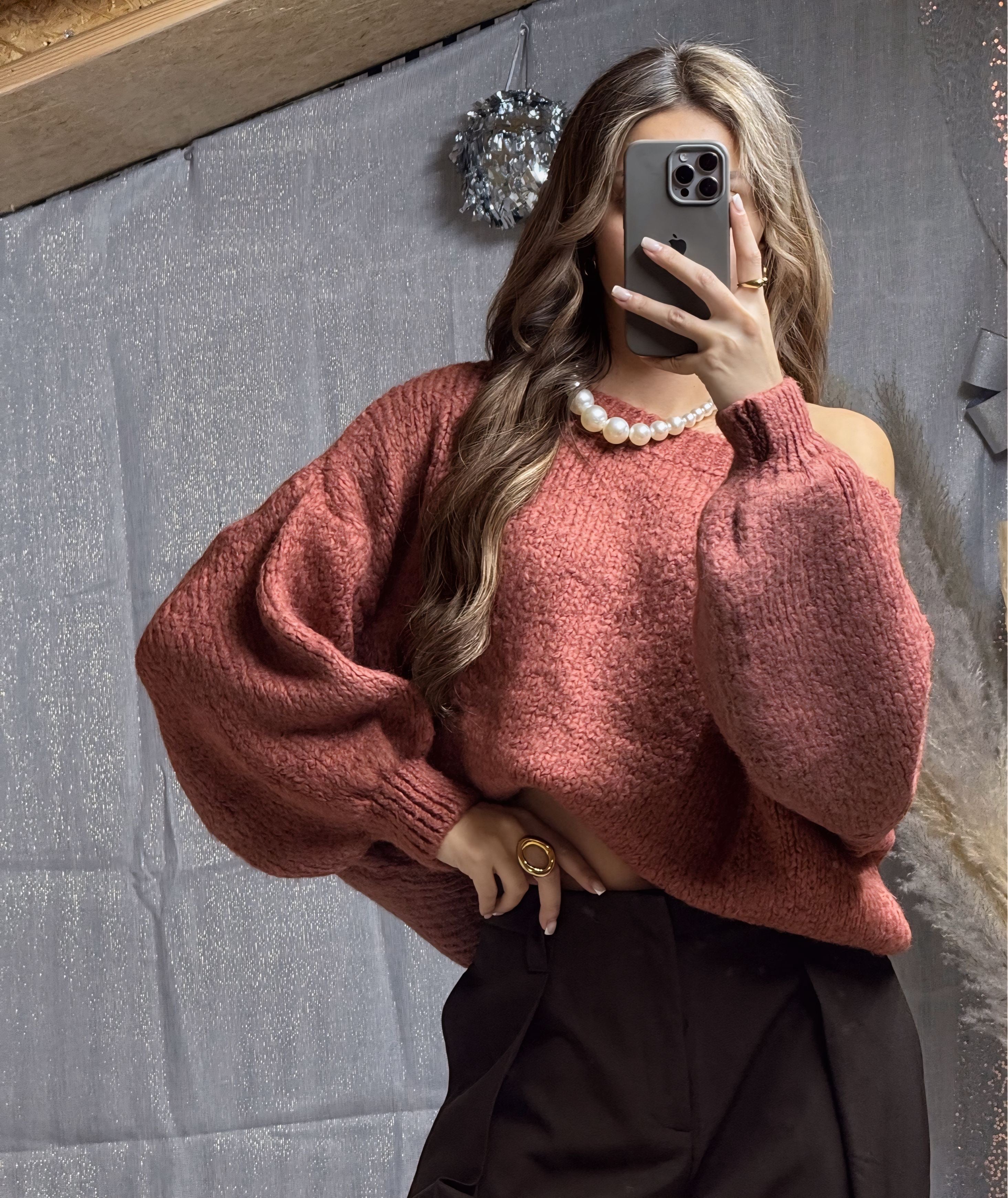 Pull Larissa Terracota - Précommande expédition 15.12