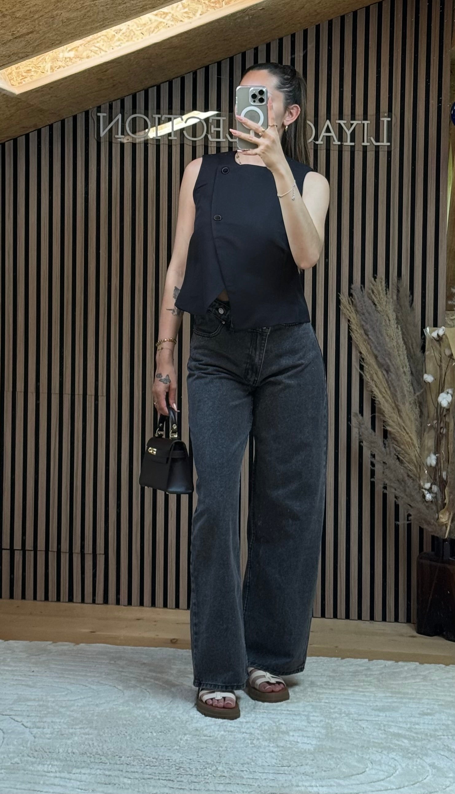 Jeans Salomé Gris Foncé