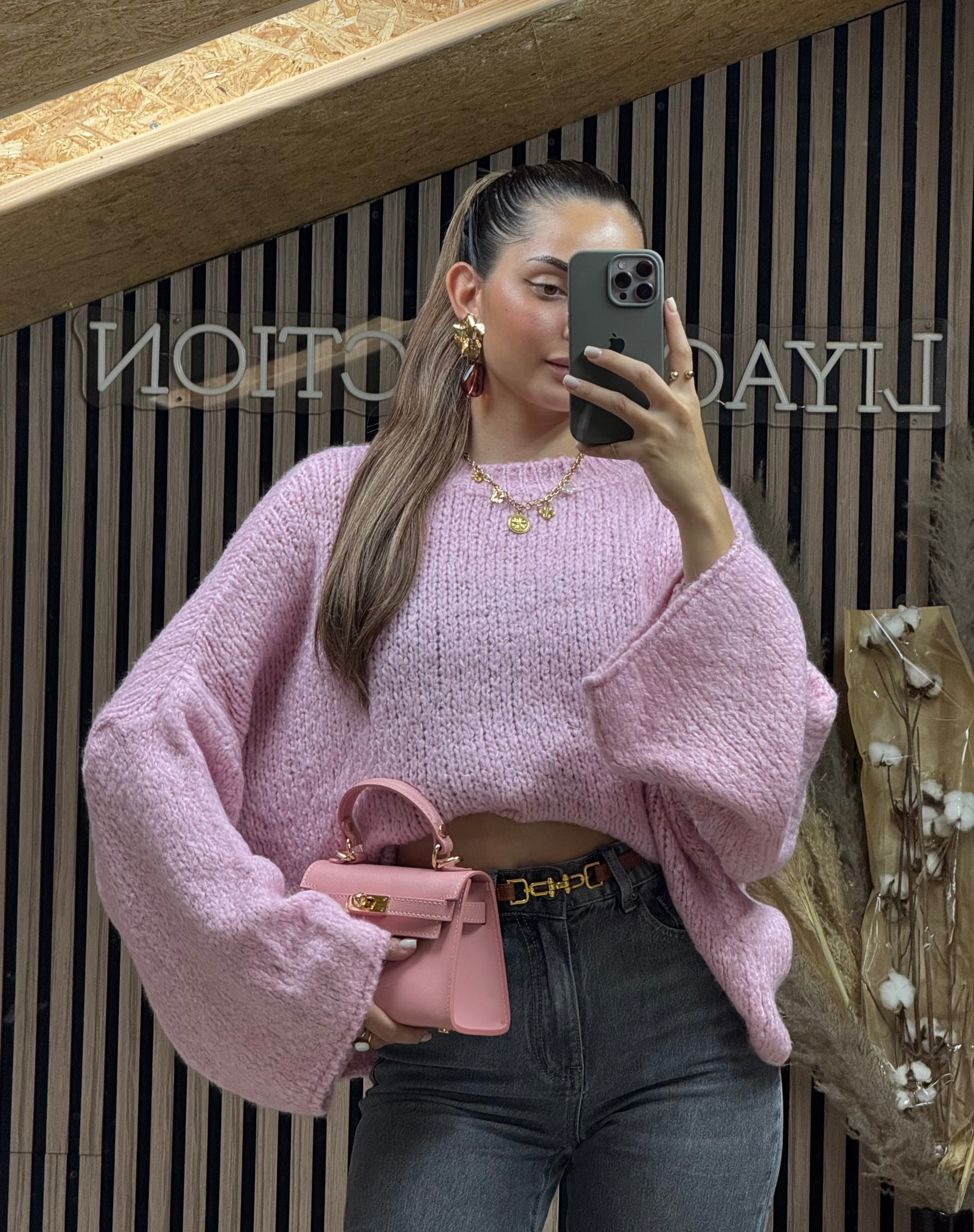 Pull Lénia Rose