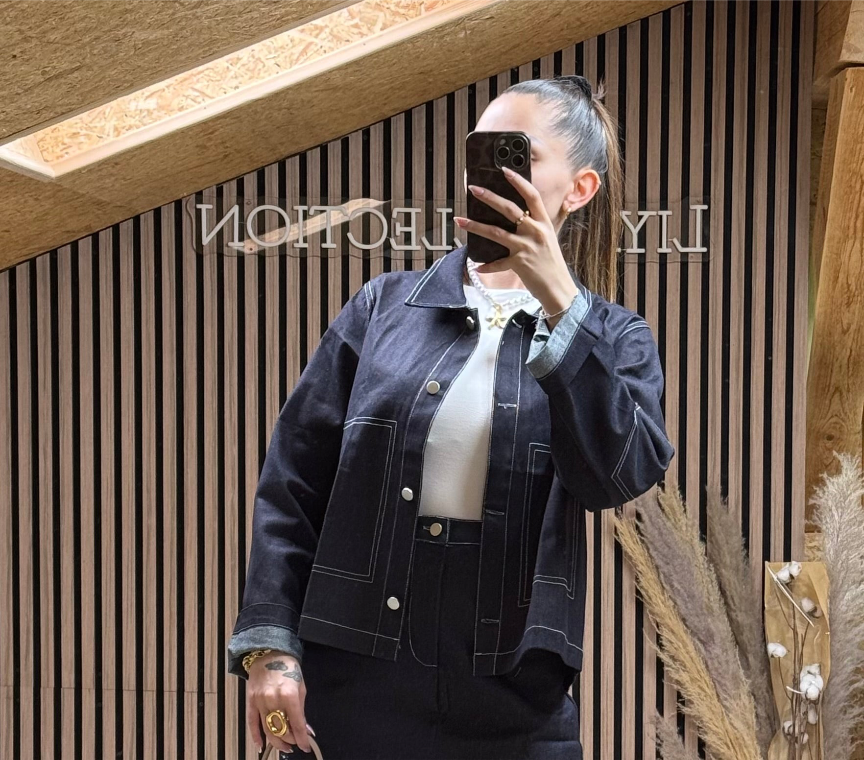 Veste Karolina Jeans Bleu
