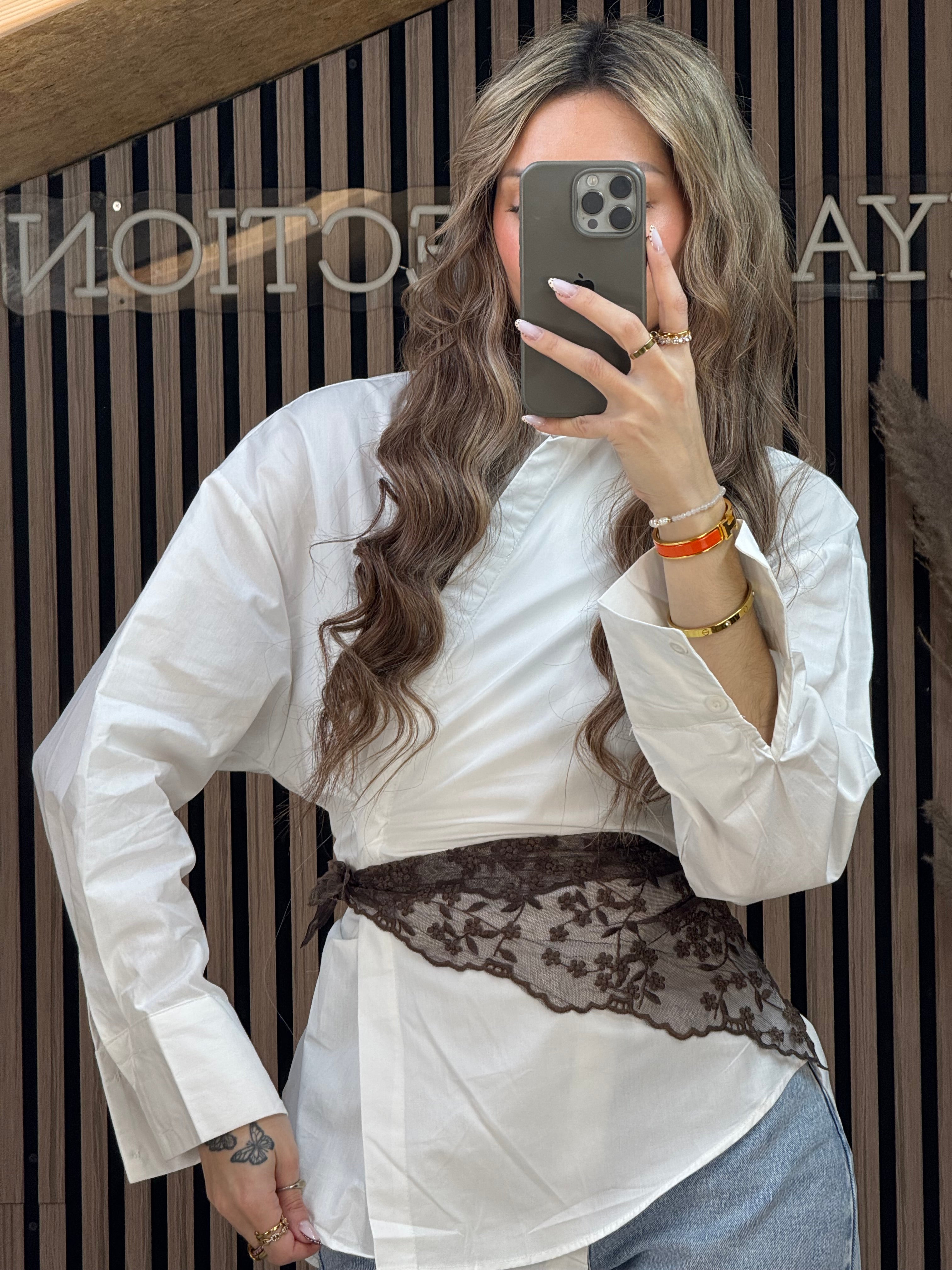 Chemise cintré blanc