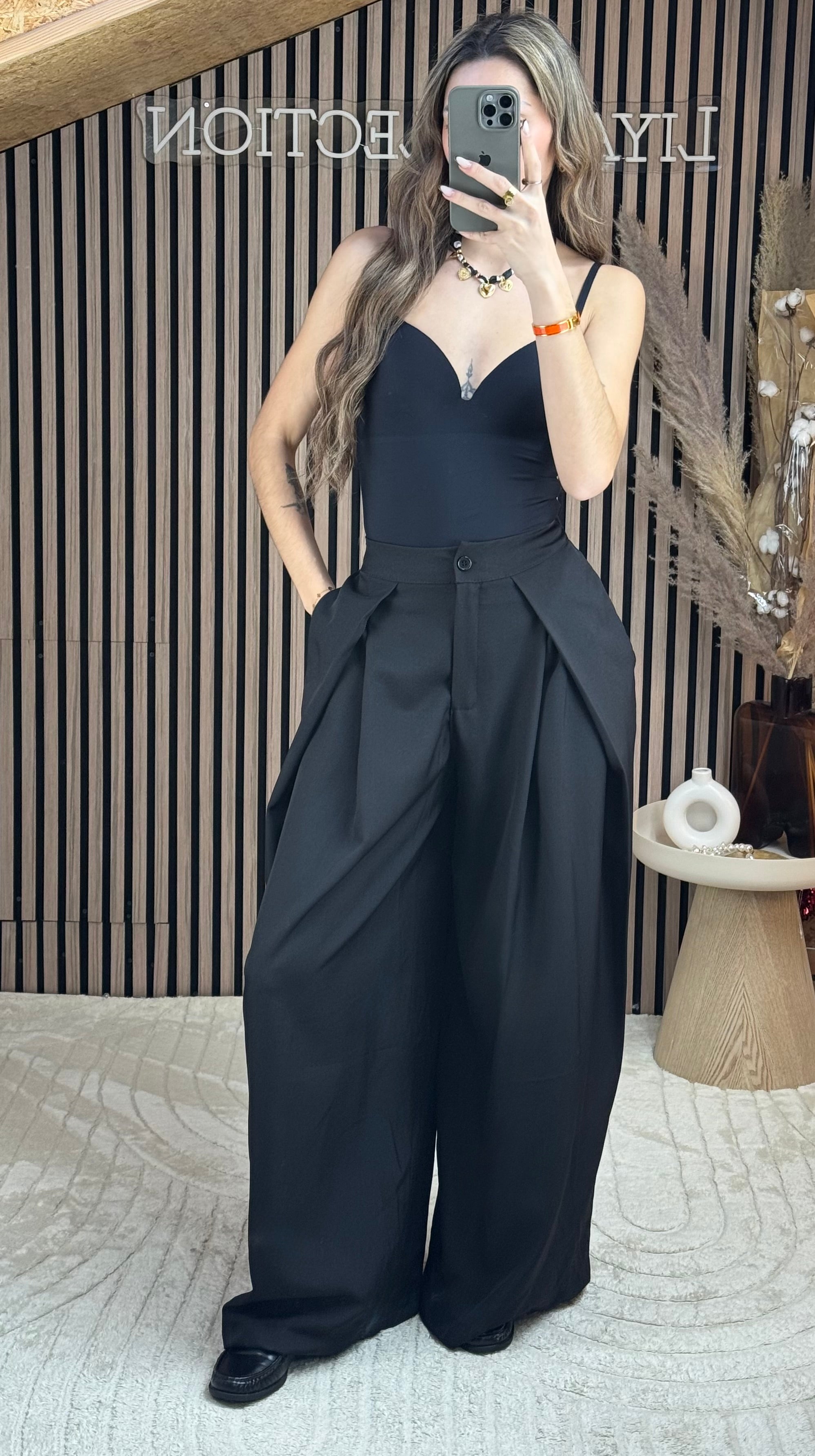 Pantalon inspi Zayla Noir