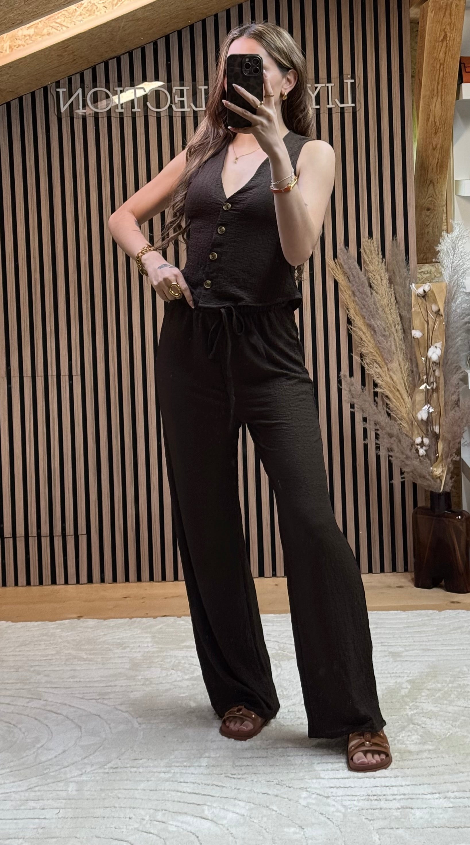 Ensemble Ninon Marron