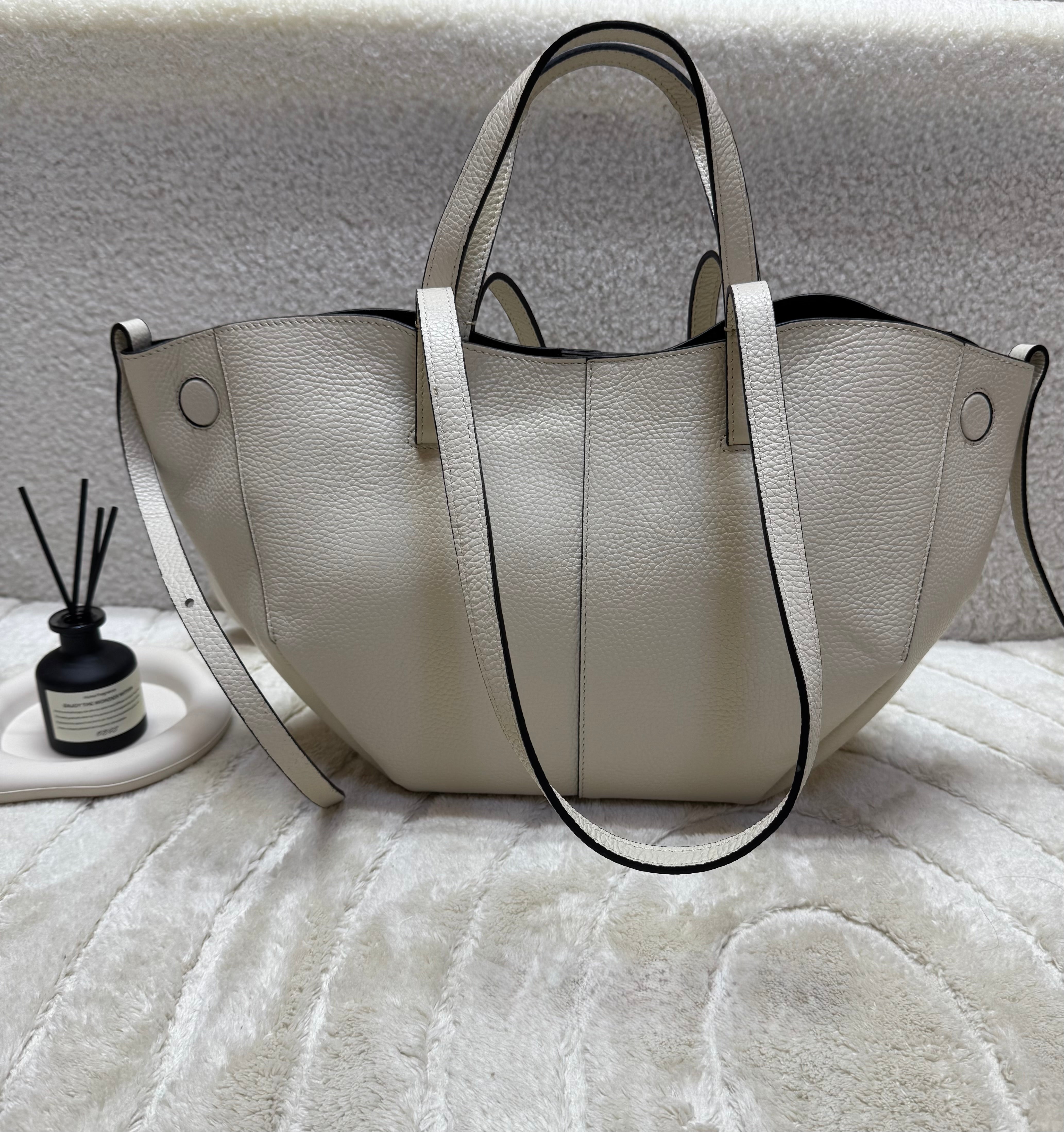 Sac Inspi Cyme Polene Beige - 100% Cuir 🇮🇹