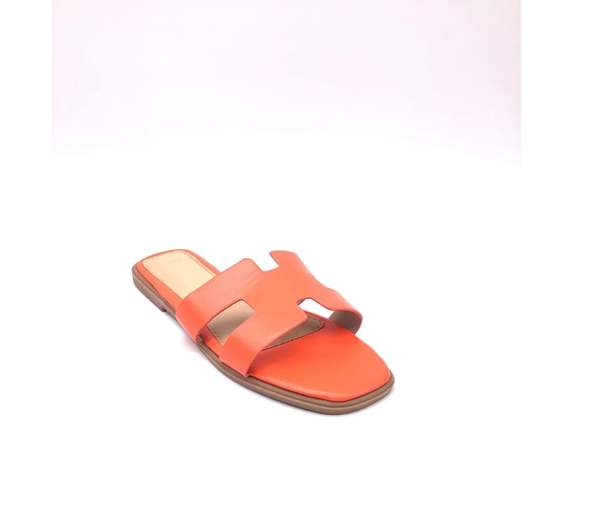 Claquettes inspi Oriane Orange
