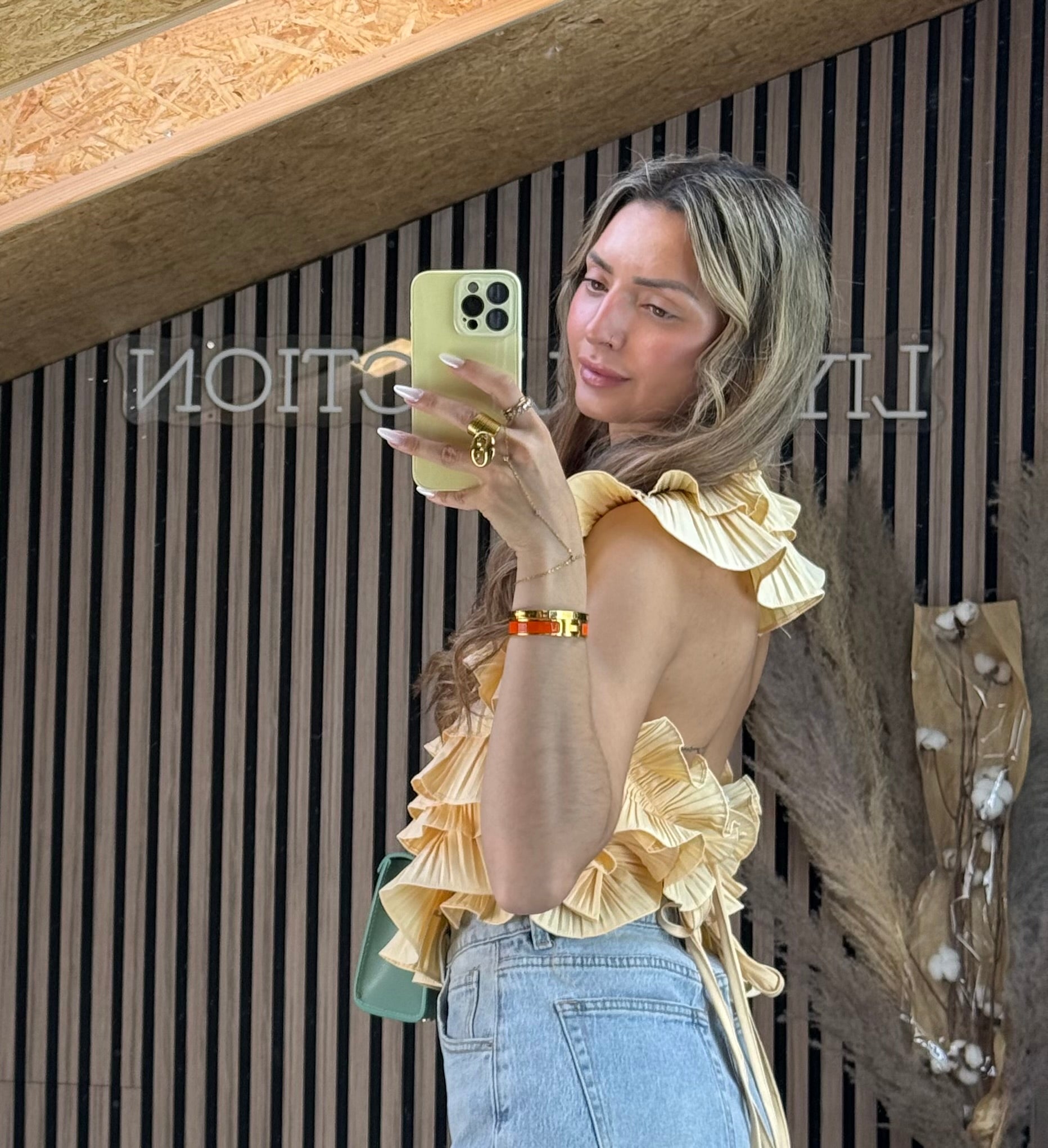 Top Sandra Jaune