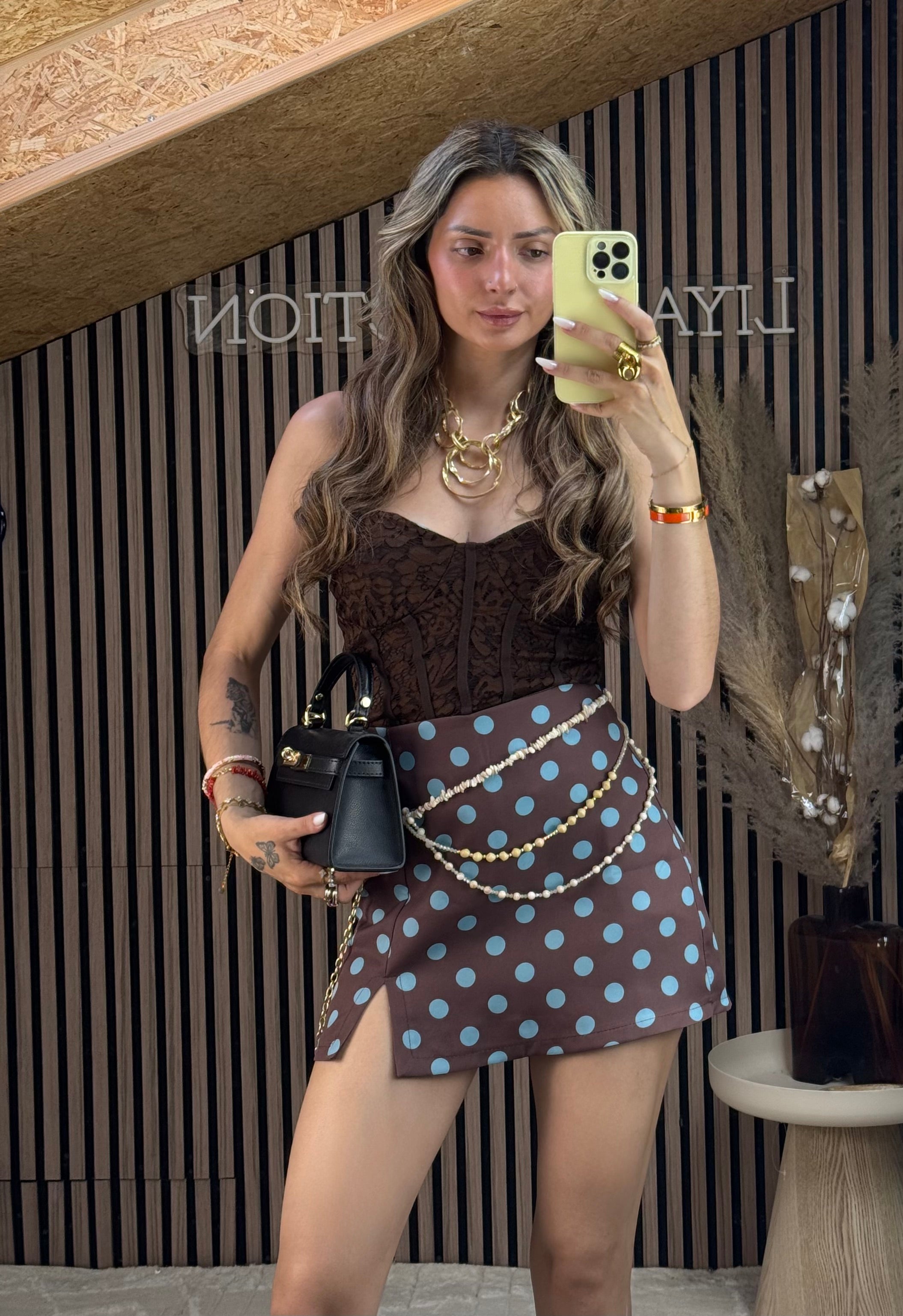 Corset marron