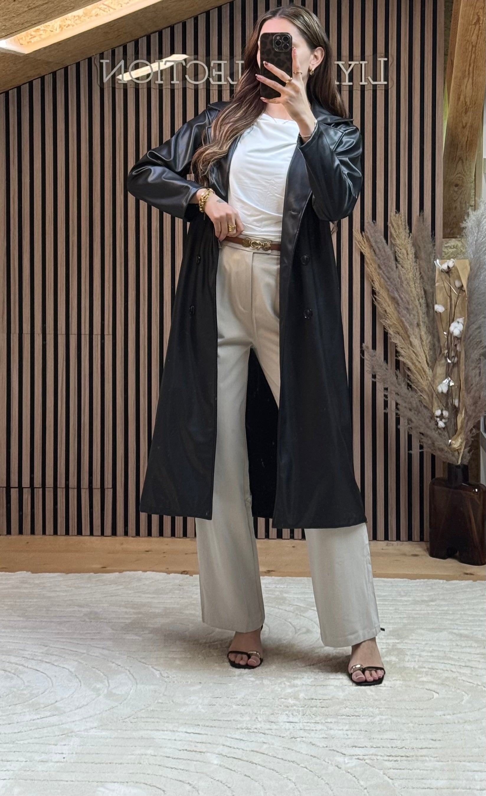 Trench Sélènea Noir