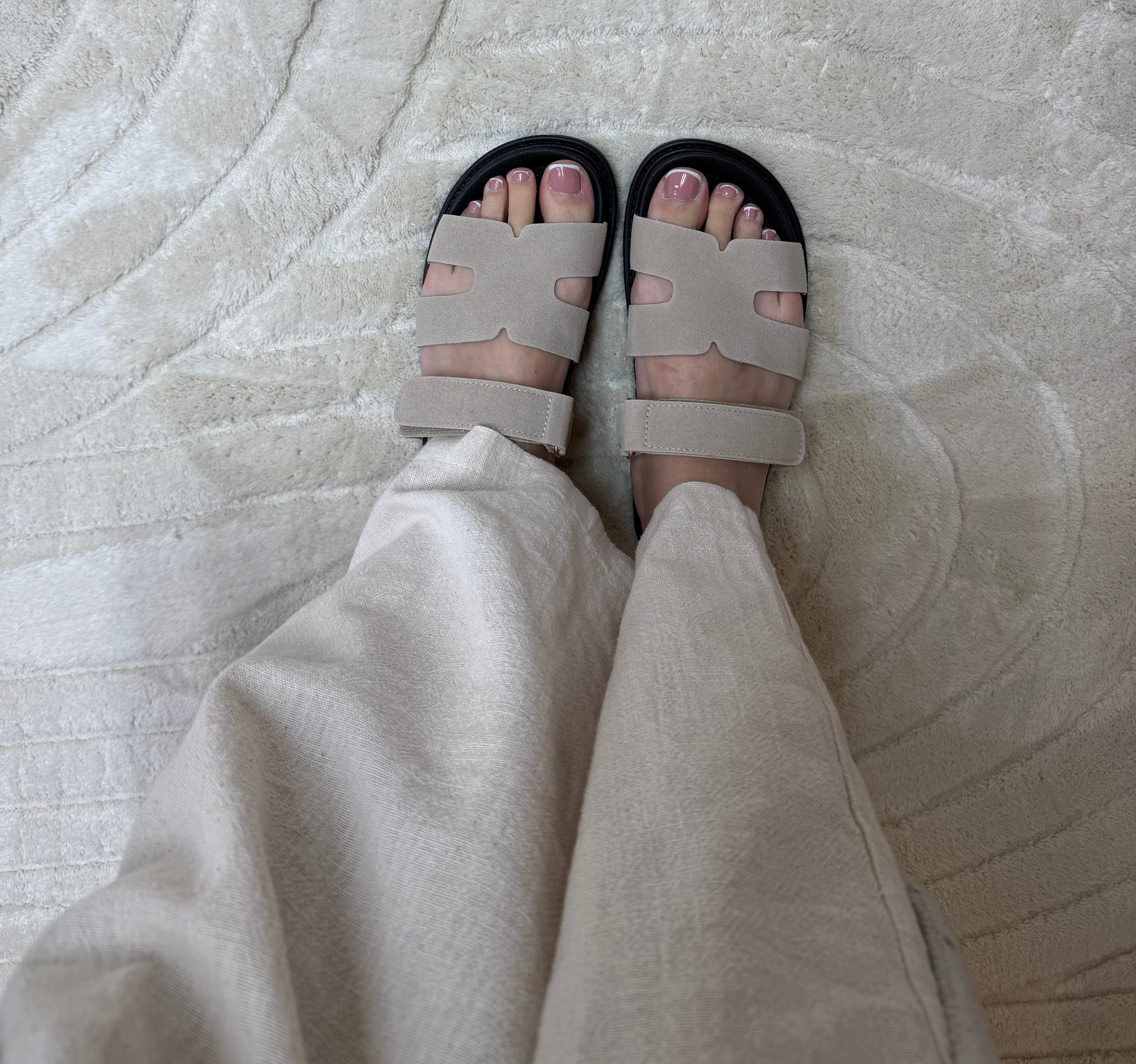 Claquettes Inspi H Beige/Taupe