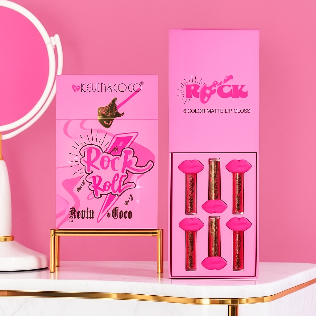 Coffret Rock and roll Rose