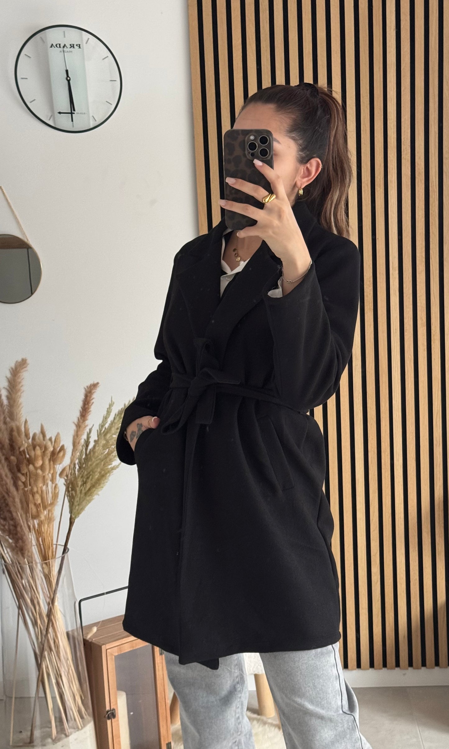 Manteau Isaya Noir