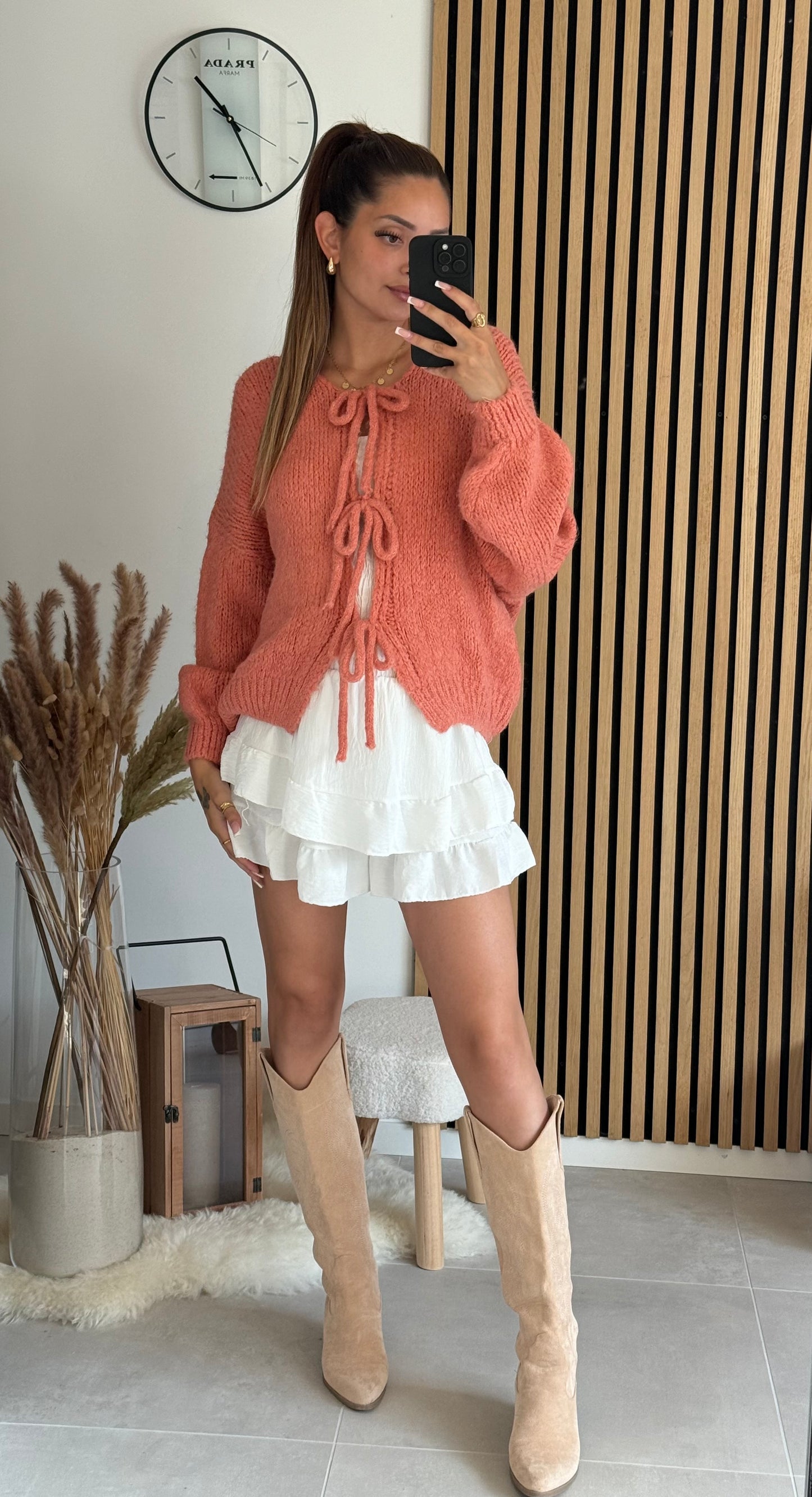 Pull Loreva Vieux Rose