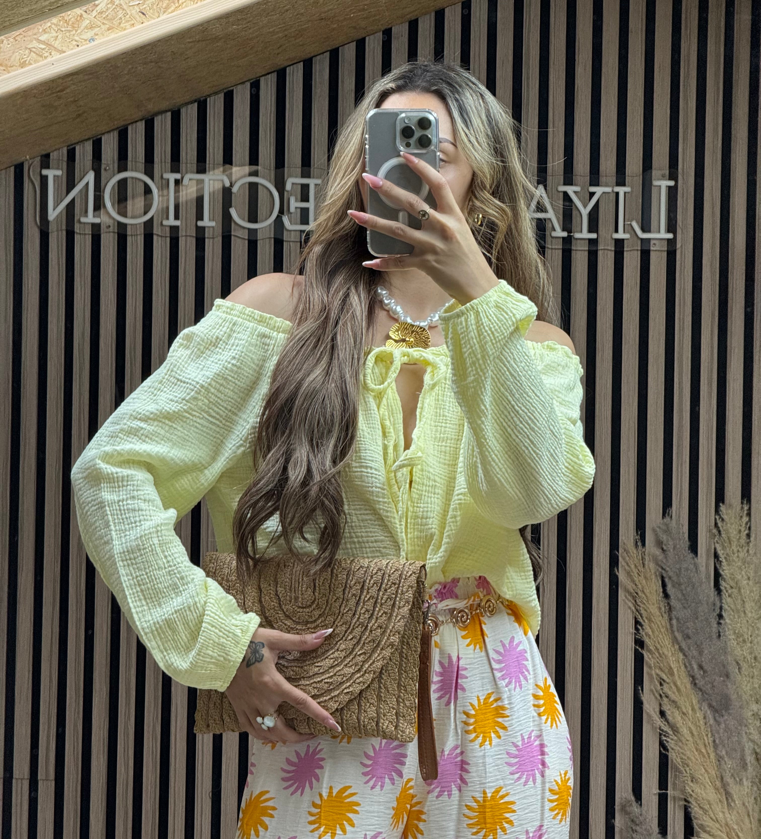 Top Isilda Jaune