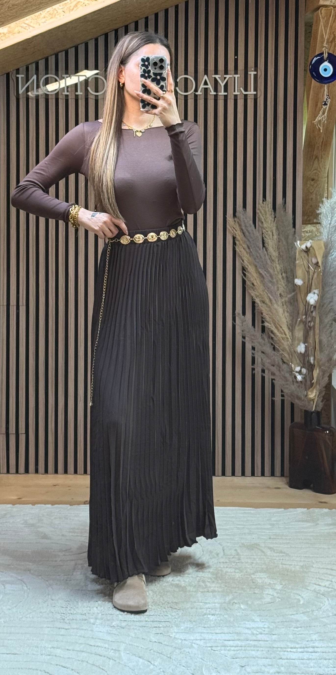 Jupe Ilyana Chocolat
