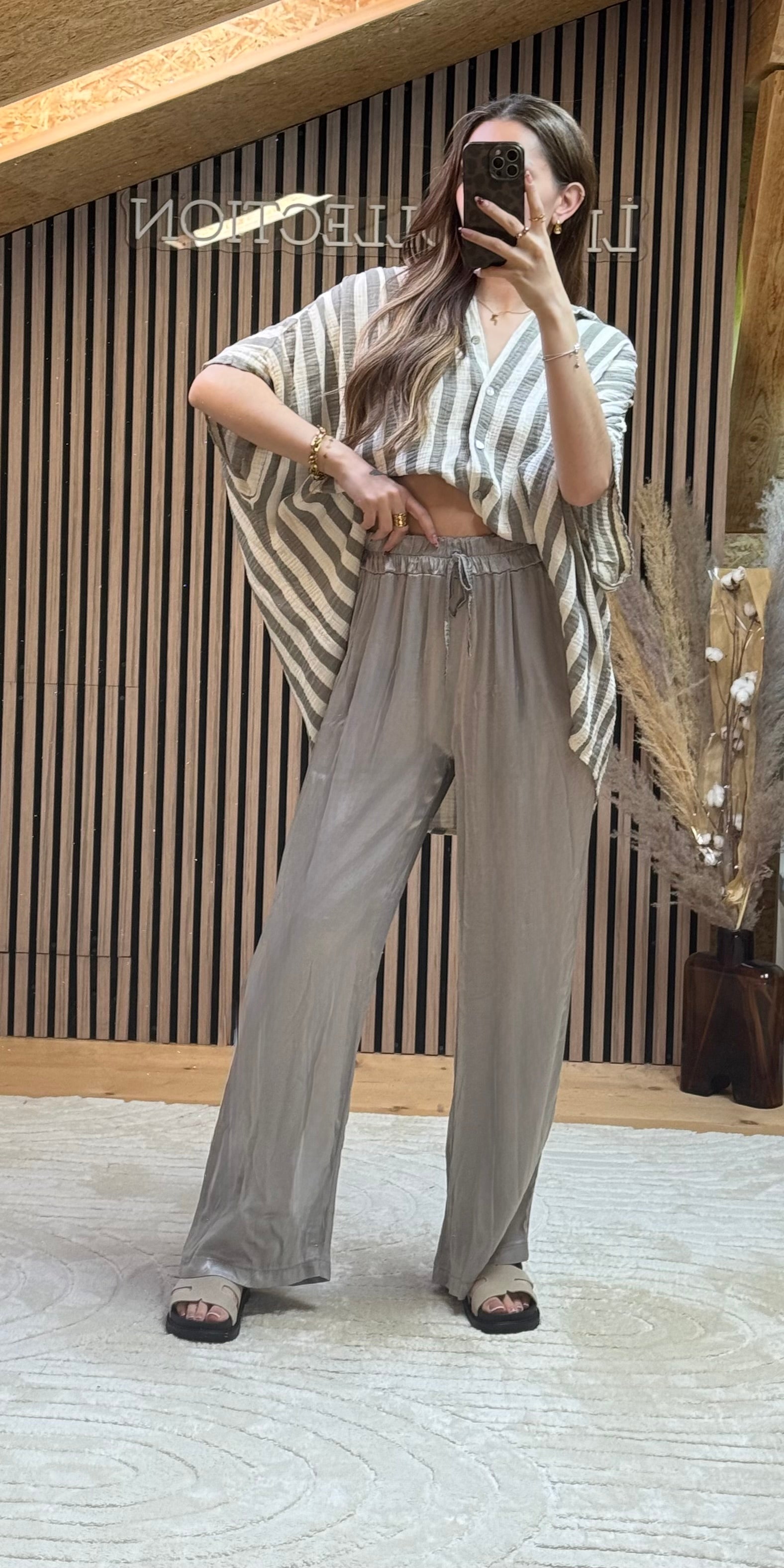 Pantalon Loane Taupe