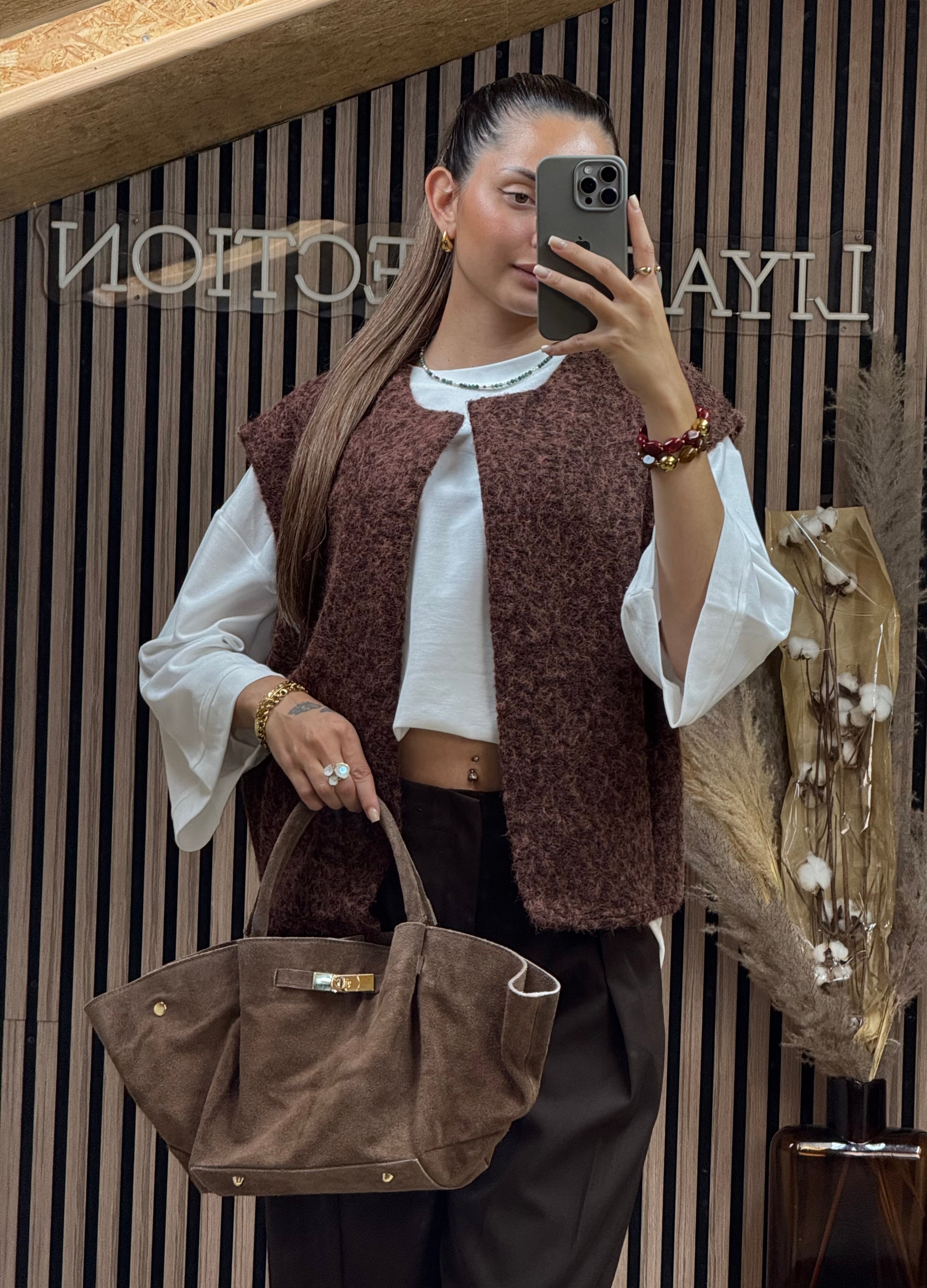 Pull Carole Blanc
