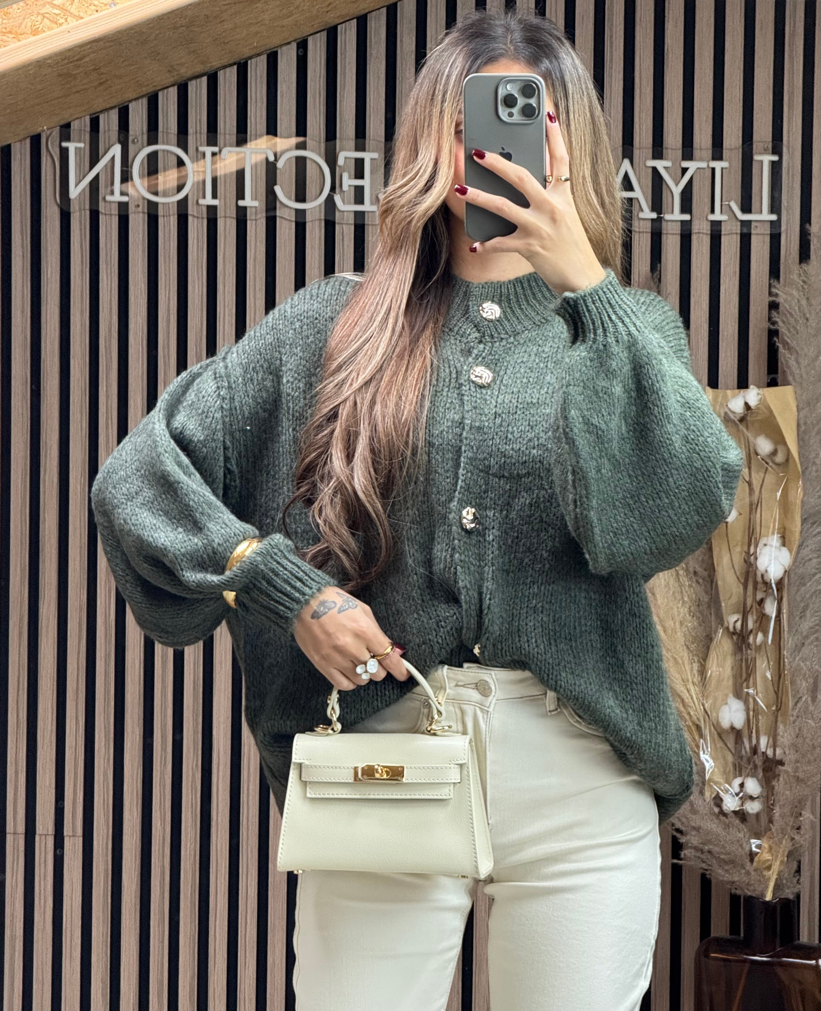 Gilet Alicia Kaki