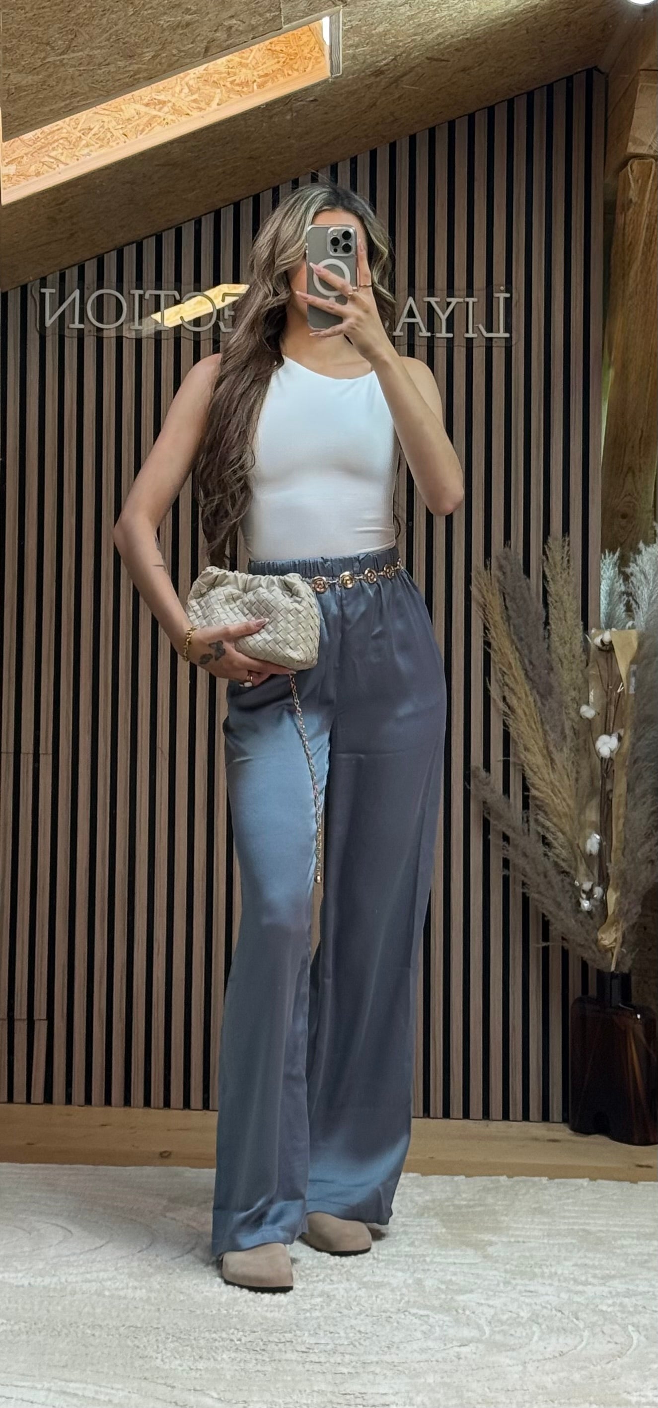 Pantalon Satin