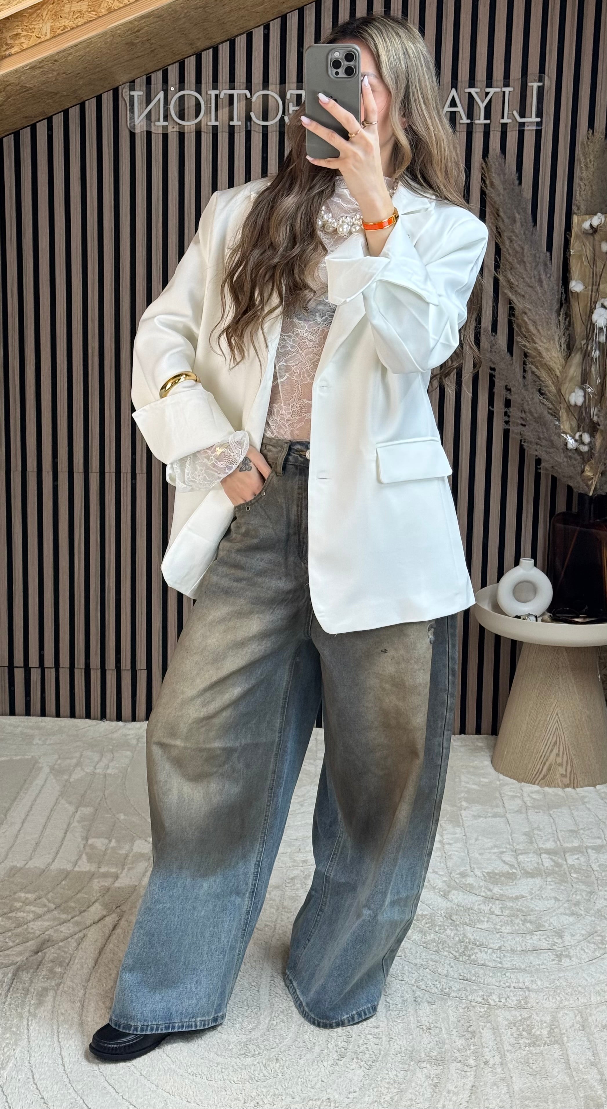 Blazer Kera Blanc « Haute Qualité »