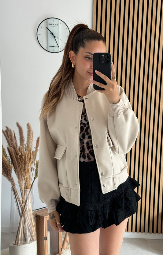 Bombers Georgia Beige