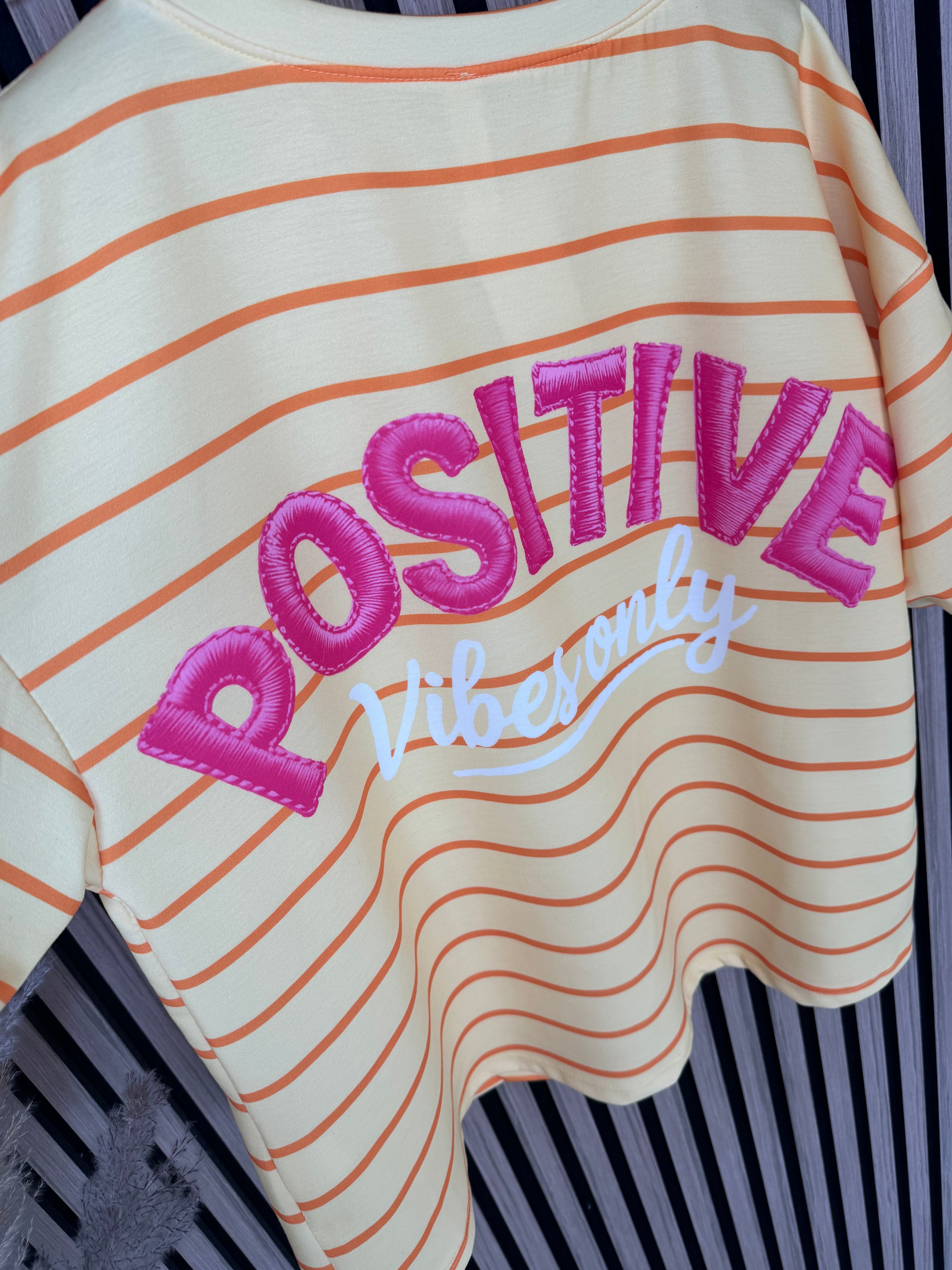T-Shirt Positive Jaune